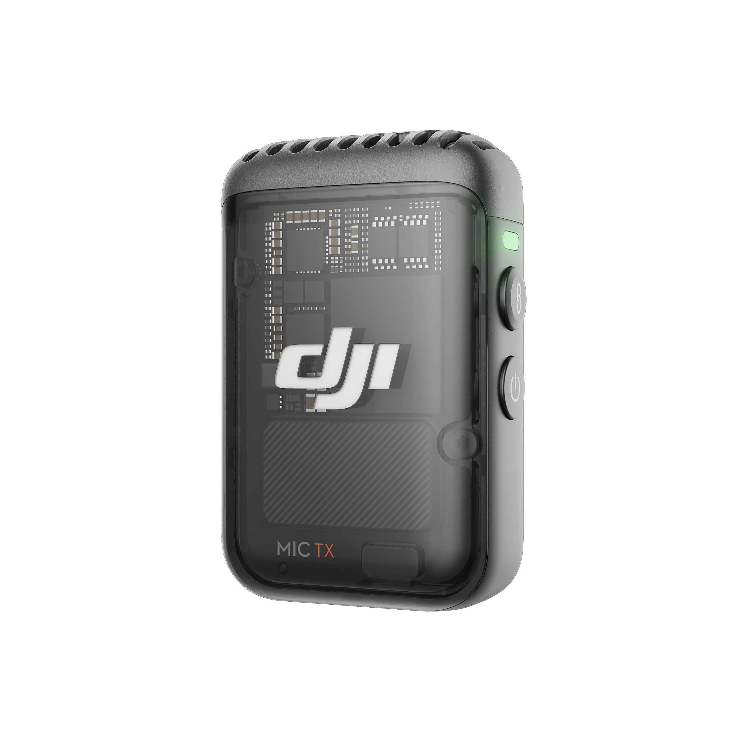 DJI Mic 2 Wireless Lavalier Microphone Transmitter - Shadow Black for Vlogging, Interviews & Content Creation
