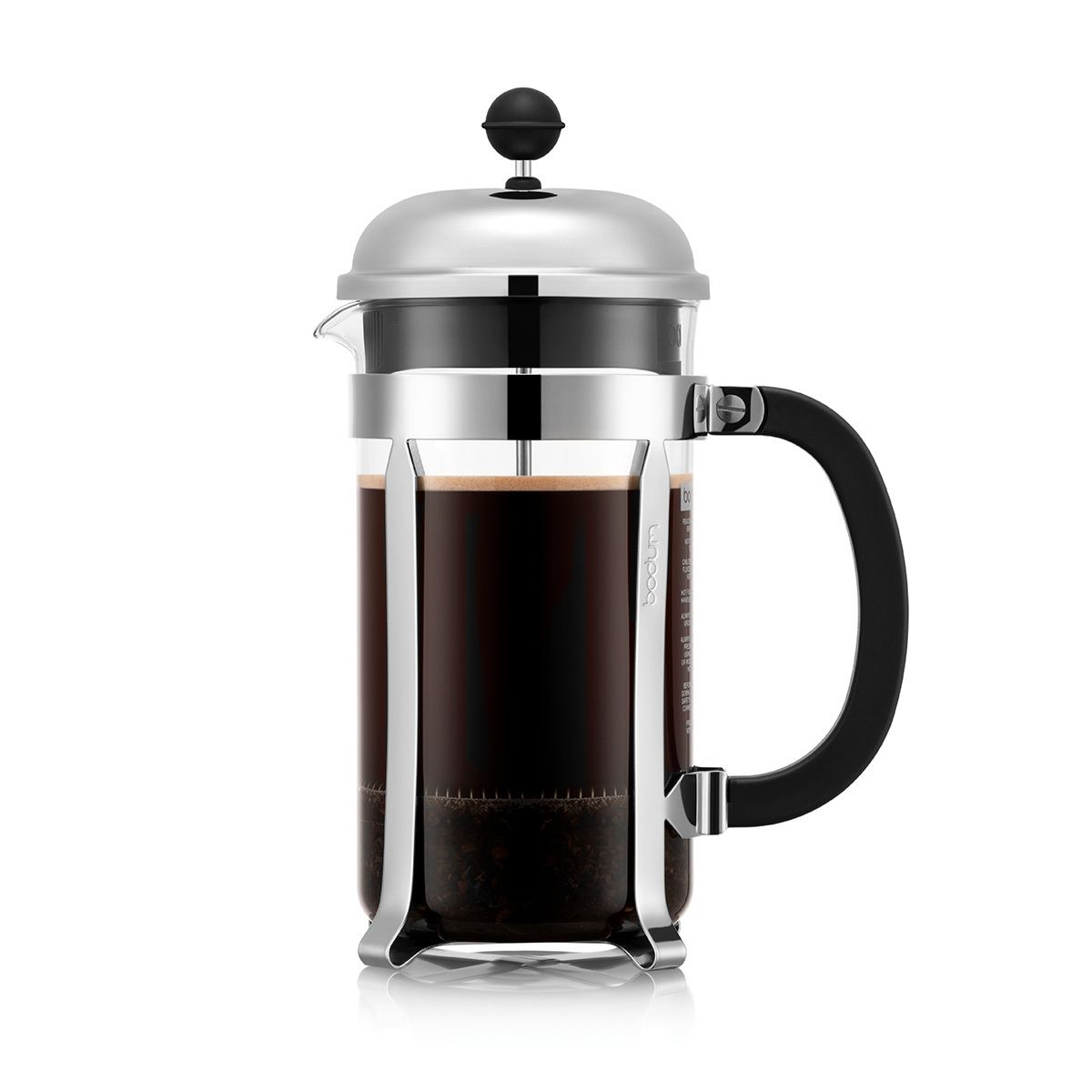 Bodum Chambord 8 Cup French Press Coffee Maker - 1.0L (34oz) Glass Carafe for Rich & Bold Coffee - Perfect for Home, Office & Camping Brewing