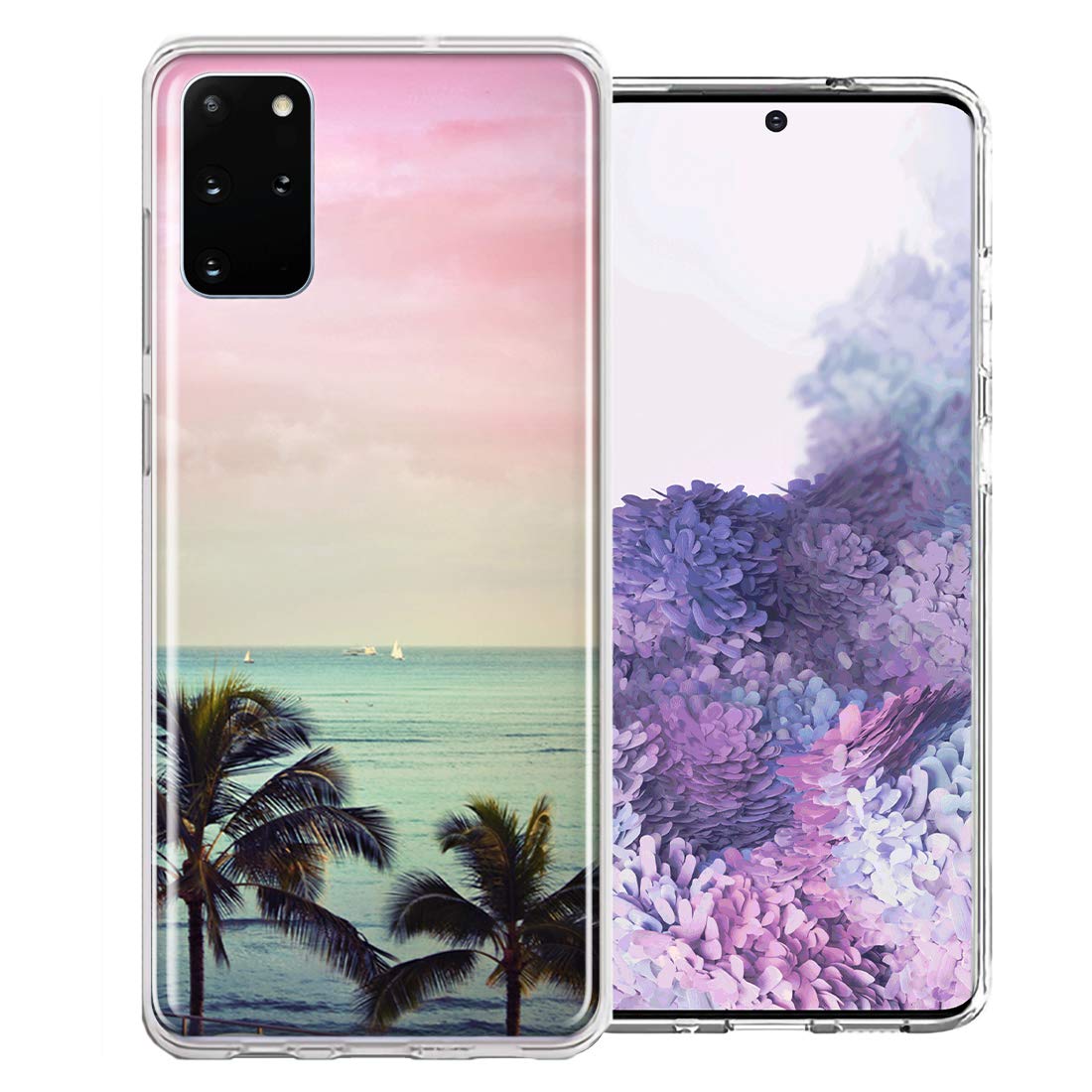 Samsung Galaxy S20 Plus Phone Case - Vacation Dreaming Design Double Layer Protective Cover for Shock Absorption | Perfect for Travel, Outdoor Activities & Daily Use
