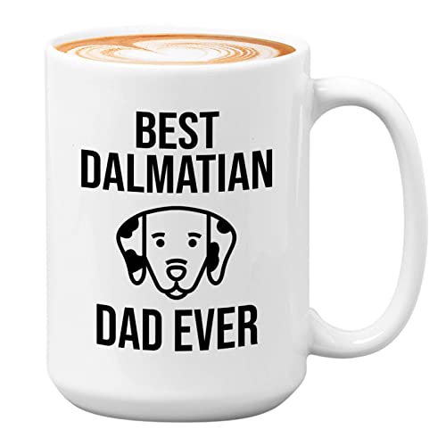 Best Dalmatian Dad Ever White