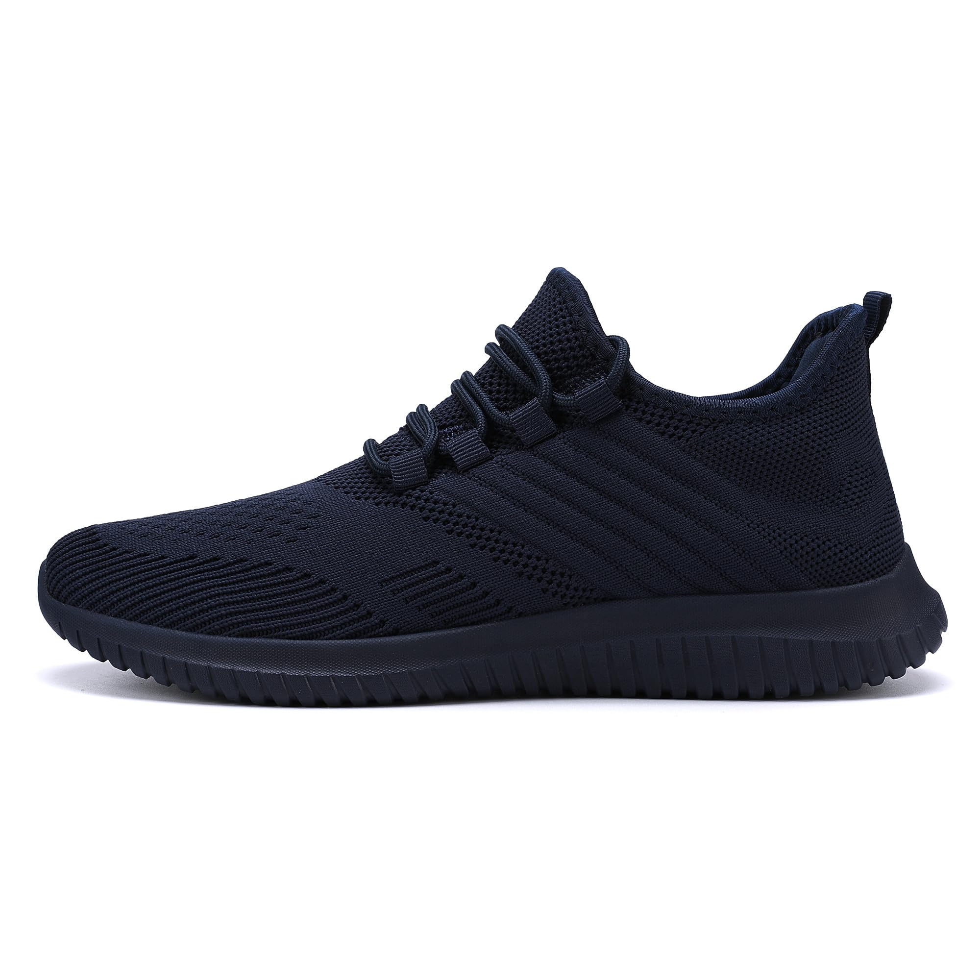 LCGJR Men's Slip-On Walking Shoes - Lightweight Breathable Mesh Sneakers for Running, Workout & Casual Wear | Non-Slip Tennis Shoes for Outdoor Activities | Perfect for Gym, Travel & Daily Walking