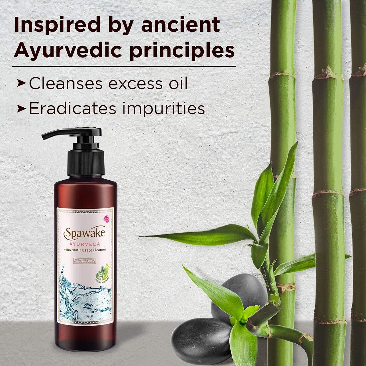 Best Ayurveda Face Cleanser for Glowing Skin - Rejuvenating Foaming Face Wash (190ml) - Natural Skincare for Daily Cleansing & Anti-Aging