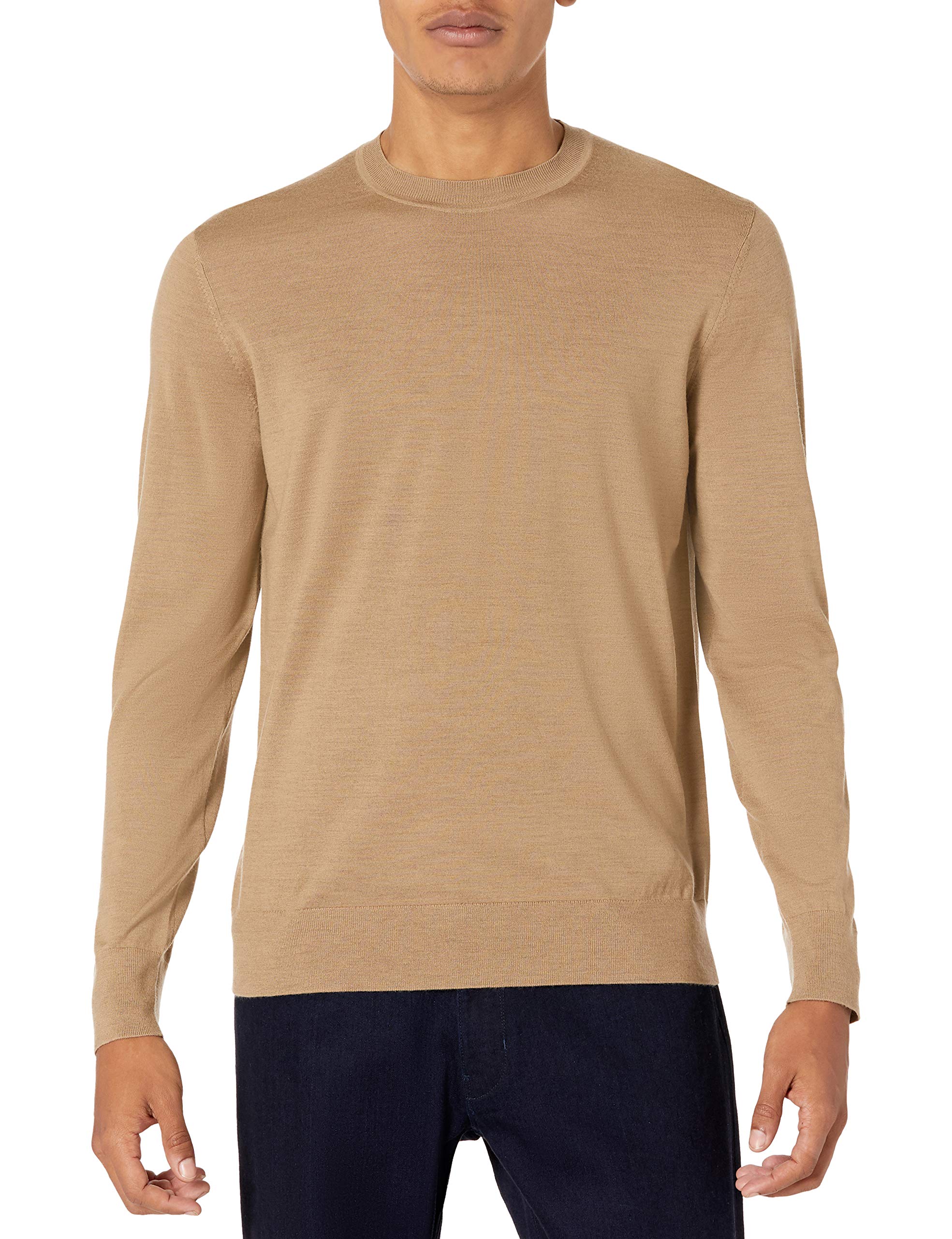 Theory Men's Merino Wool Sweater - Crew Neck Pullover for Winter Warmth & Casual Style | Perfect for Office, Travel & Outdoor Activities