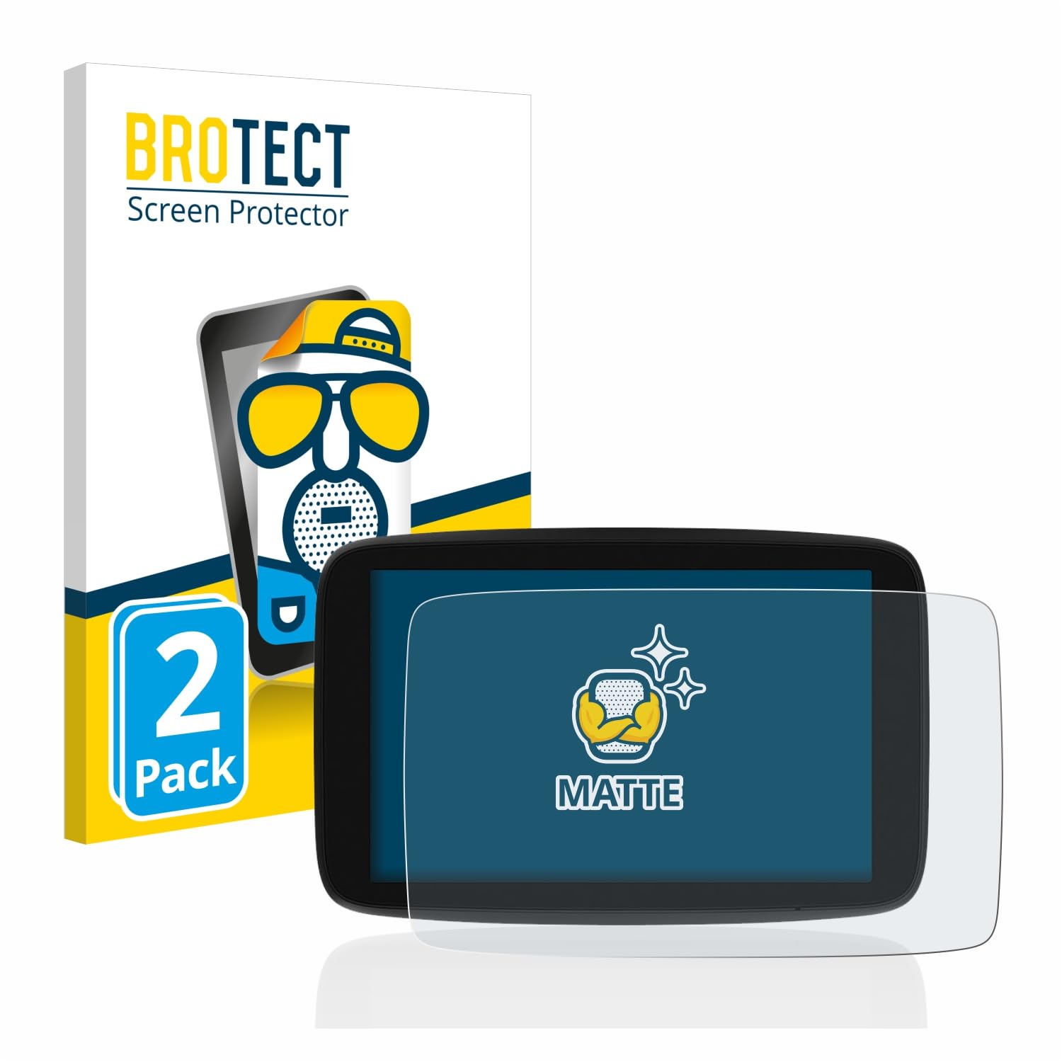 Brotect Anti-Glare Matte Screen Protector for TomTom Go Expert 7