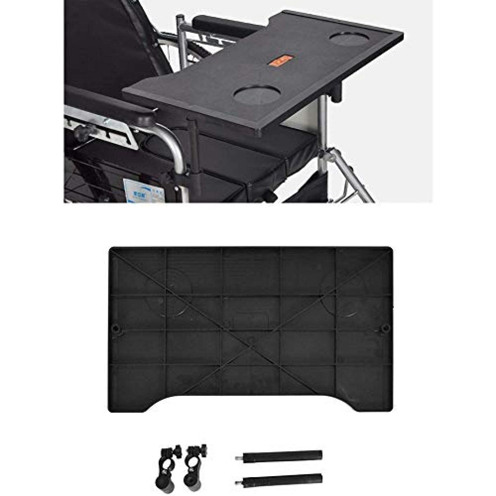 Premium Universal Wheelchair Lap Tray with Cup Holder - Portable Dining & Reading Table for Wheelchair Users - Ideal for Eating, Working, Studying & Relaxing - Durable & Lightweight Design for Home & Travel Use
