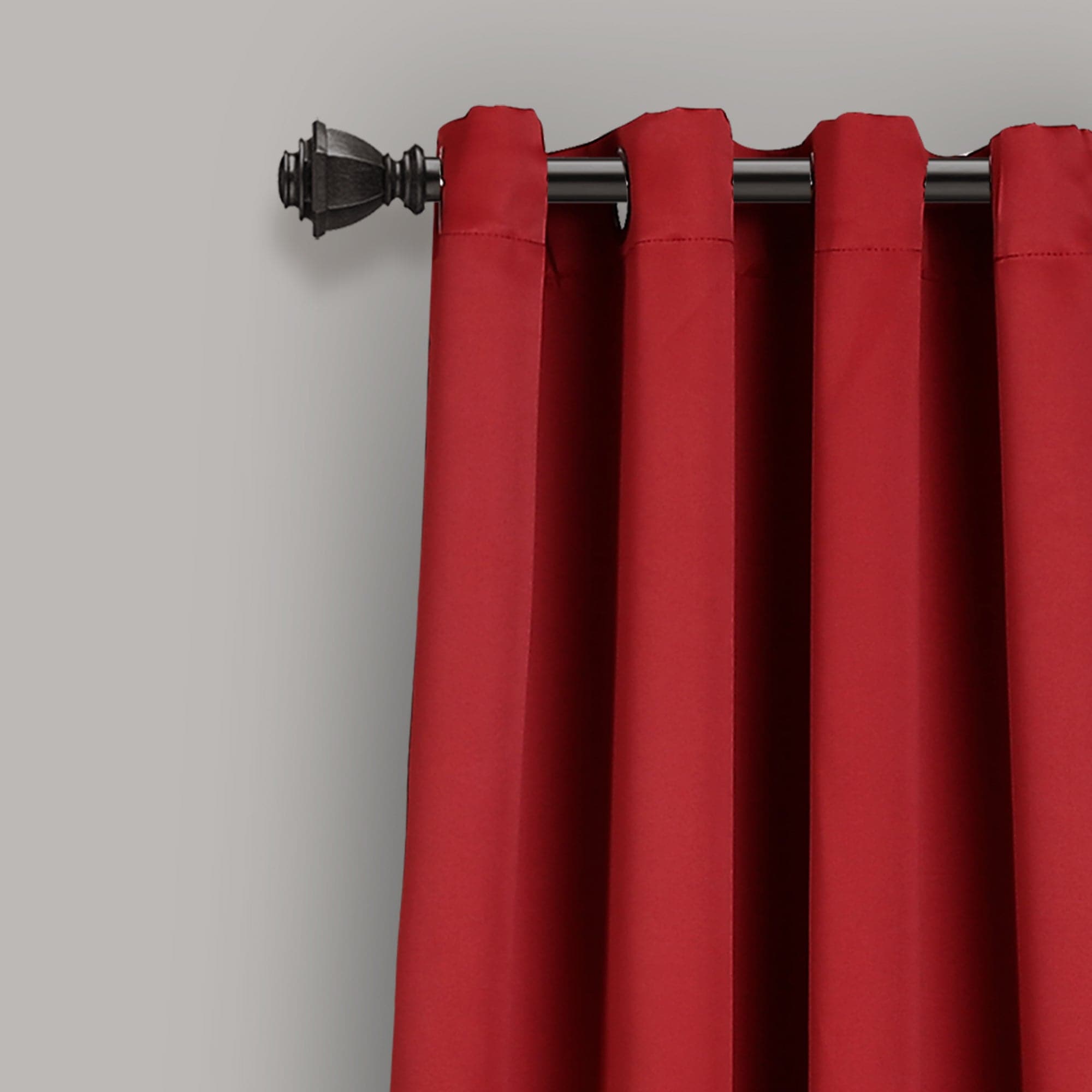 Thermal Insulated Blackout Curtains for Bedroom - Noise Reducing Grommet Window Panels Set, Energy Saving & Light Blocking for Home, Office, Nursery - 2 Panels (52x84 Inches, Black)