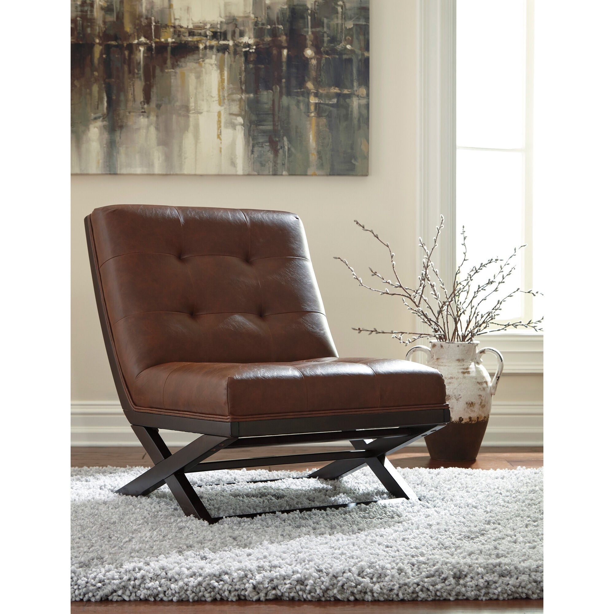 Stylish Sidewinder Accent Chair - Modern Lounge Chair for Living Room, Bedroom & Office - Comfortable Mid-Century Inspired Seating for Home Decor
