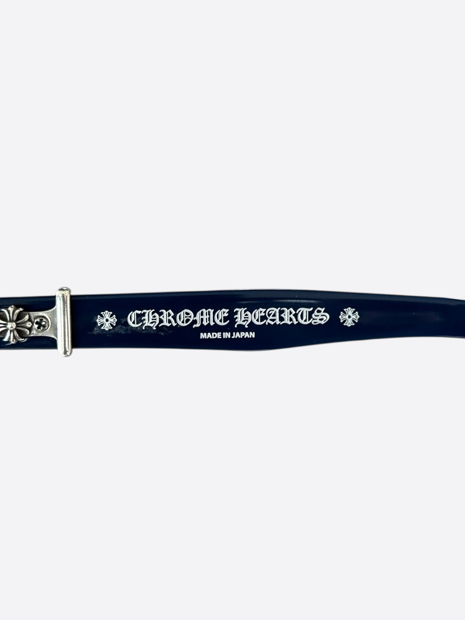 Chrome Hearts Blue & Silver Vagillionaire 2 Sunglasses - Luxury Designer Shades for Men & Women - Perfect for Fashion, Beach & Outdoor Activities