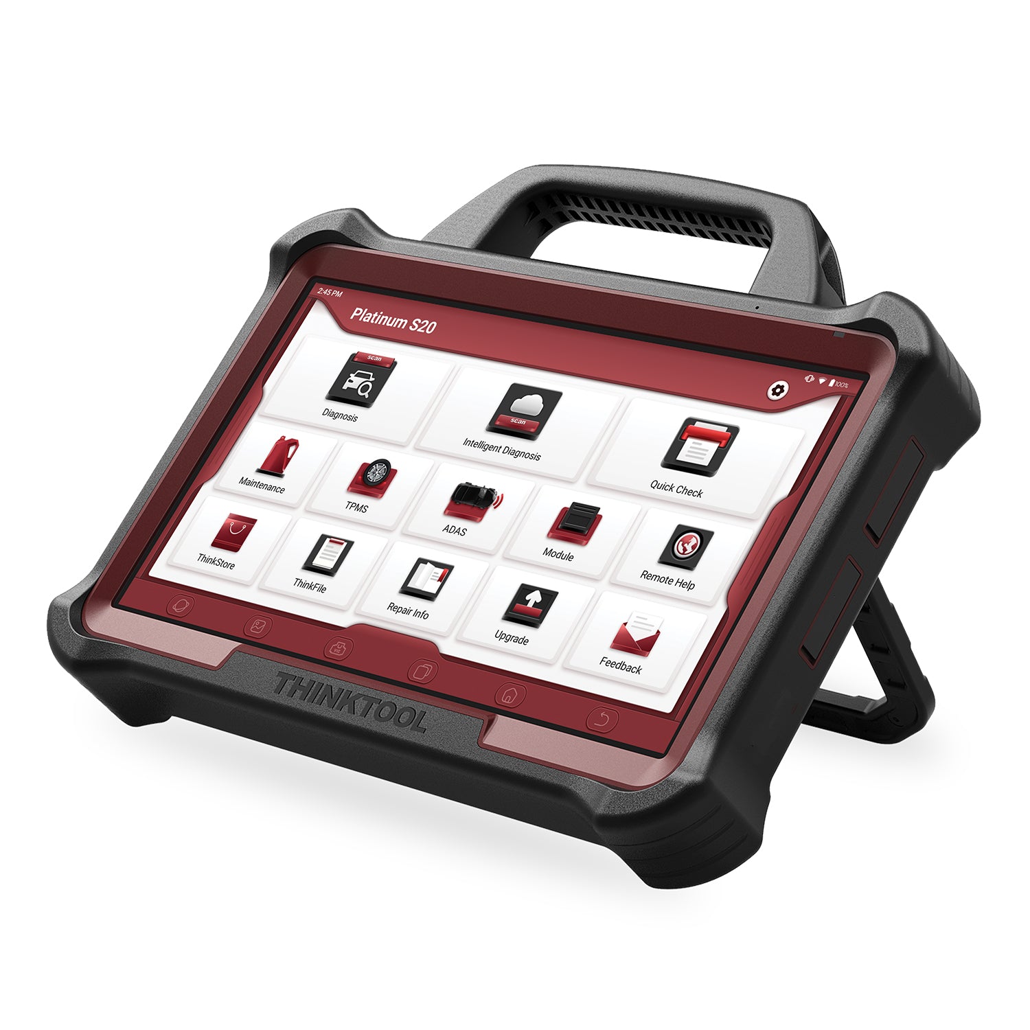 PLATINUM S20 13.3 Inch Professional OBD2 Scanner Tablet - Full System Diagnostic Tool with 41 Maintenance Resets | Car Code Reader for Mechanics & DIY Auto Repair | Perfect for Vehicle Diagnostics, Engine Analysis & Reset Services