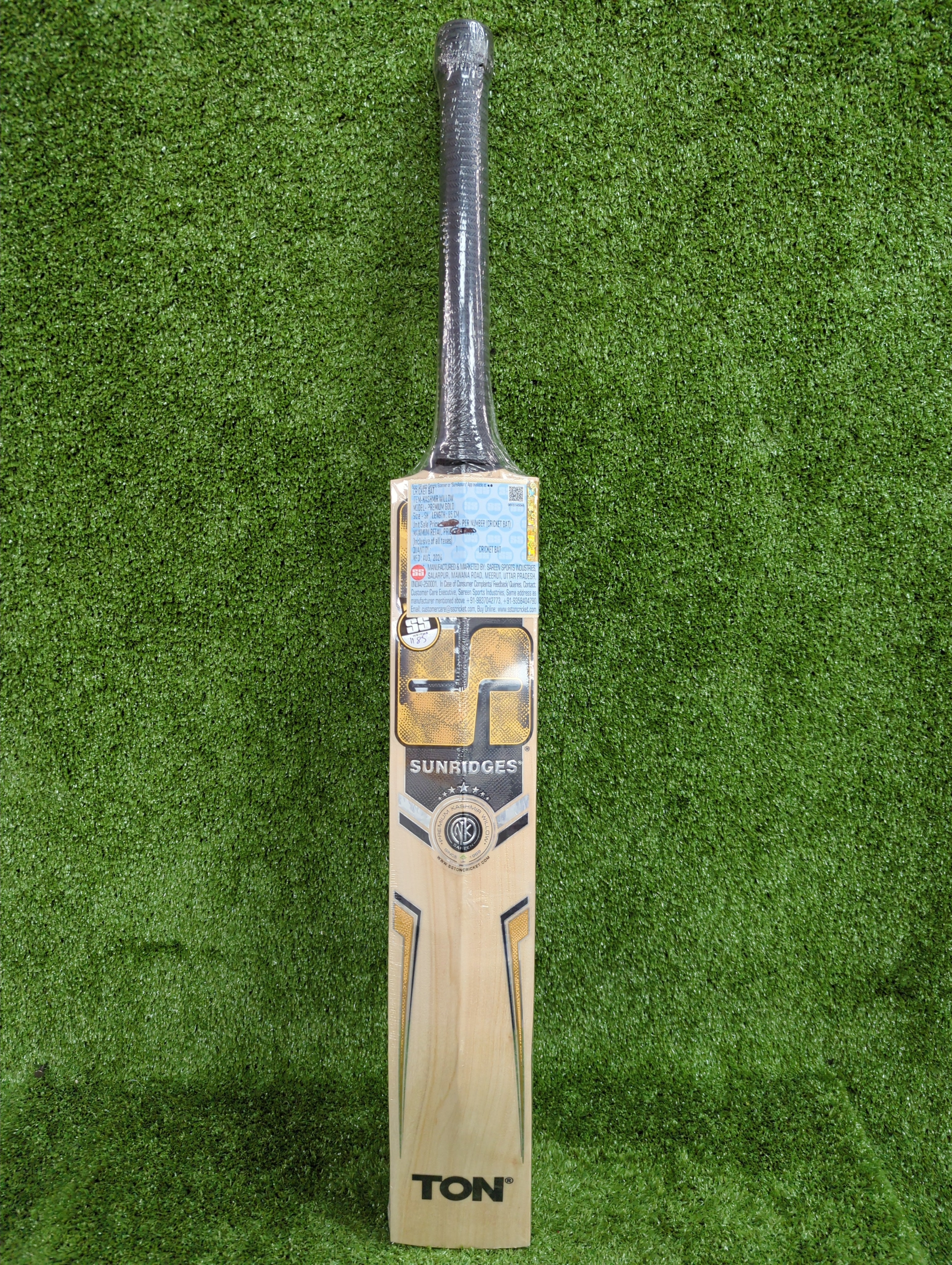 Premium Kashmir Willow Cricket Bat - Andre Russell Edition | Lightweight & Durable for Professional & Casual Cricket Matches | Perfect for Practice, Tournaments & Backyard Games