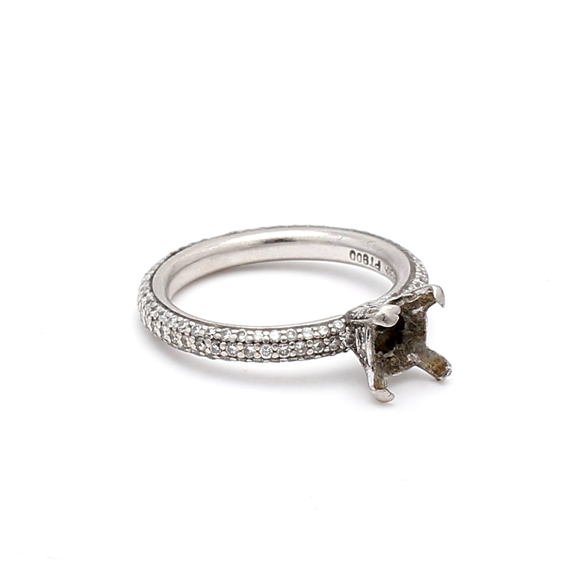 0.20 Carat Round Brilliant G SI1 Diamond Platinum Semi Mount Ring - Elegant Engagement & Wedding Band for Women | Perfect for Proposals, Anniversaries & Special Occasions