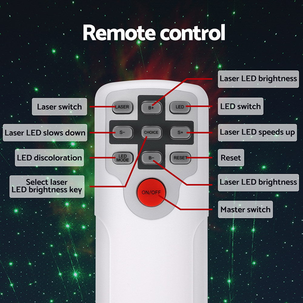 Cosmic Glow Galaxy Projector Light - 4K Starry Night Sky Projector for Bedroom, Kids Room & Meditation | 360° Nebula LED Night Light with Bluetooth Speaker & Remote Control (Perfect for Relaxation, Sleep Aid & Home Decor)