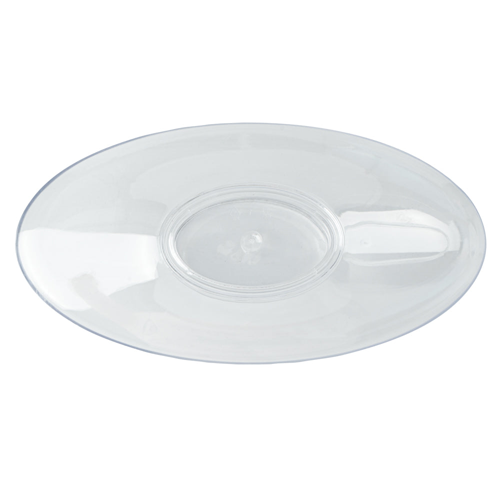 6 oz Clear Plastic Deli Containers with Lids - 100 Pack, Stackable Food Storage Containers (5.5