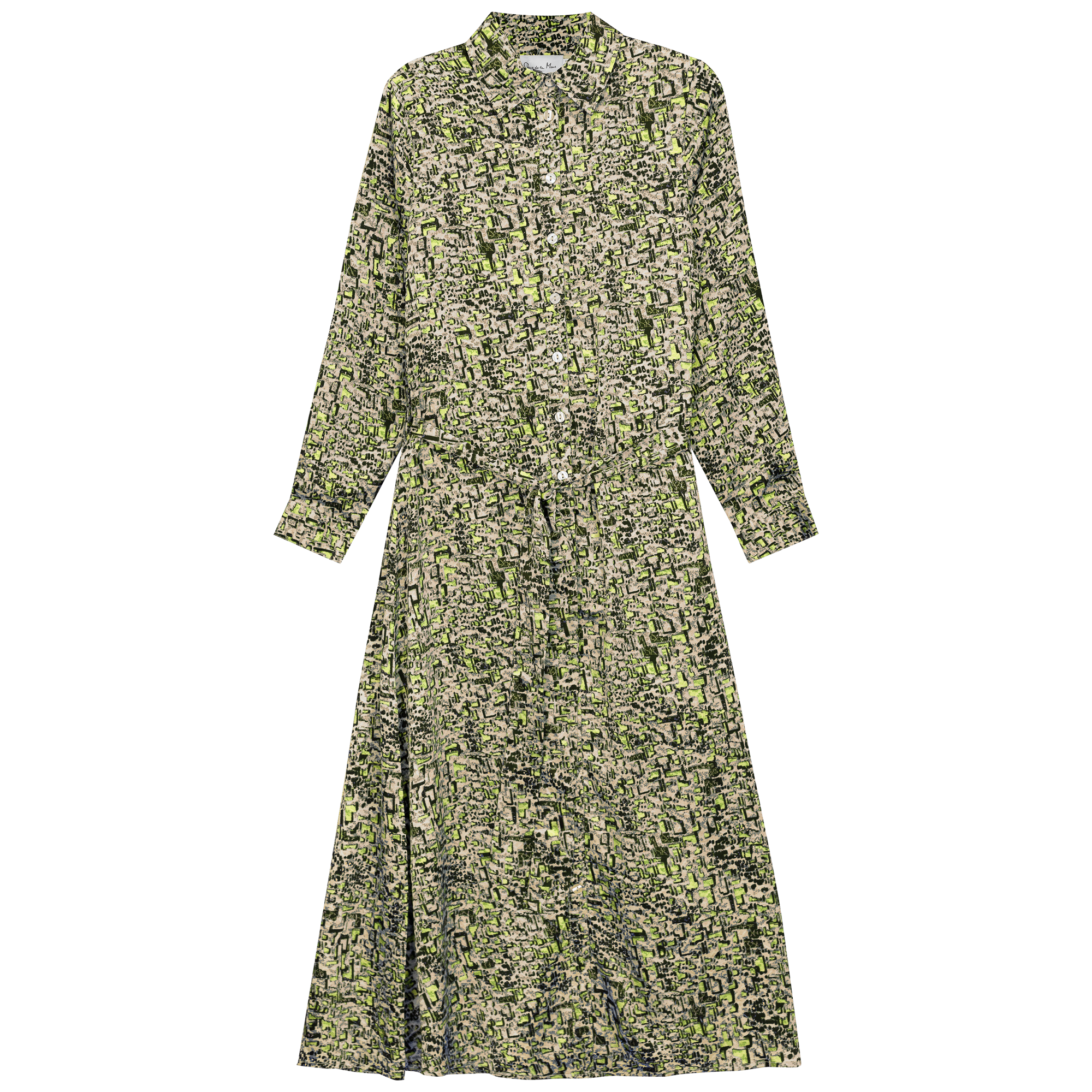 Stylish Printed Satin Midi Shirt Dress for Women - Elegant Casual & Office Wear - Perfect for Work, Date Night & Special Occasions