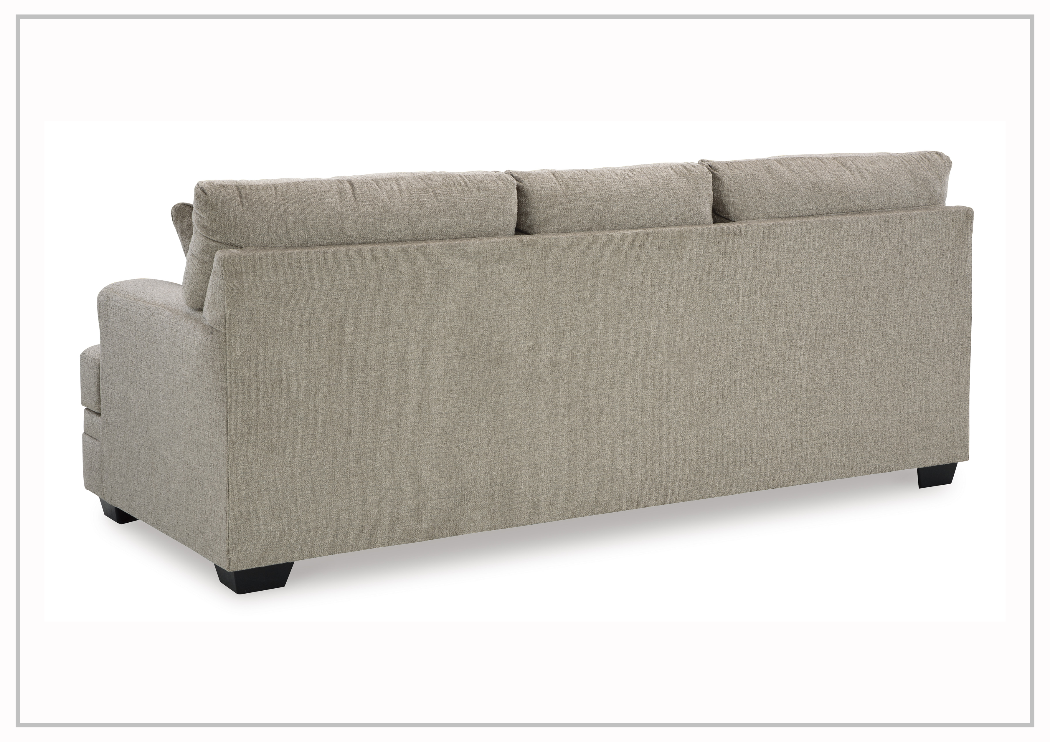 Gio Italia Seabrook 3-Seater Queen Sofa Bed with Taupe Upholstery - Convertible Sleeper Sofa for Living Room, Guest Room & Small Spaces