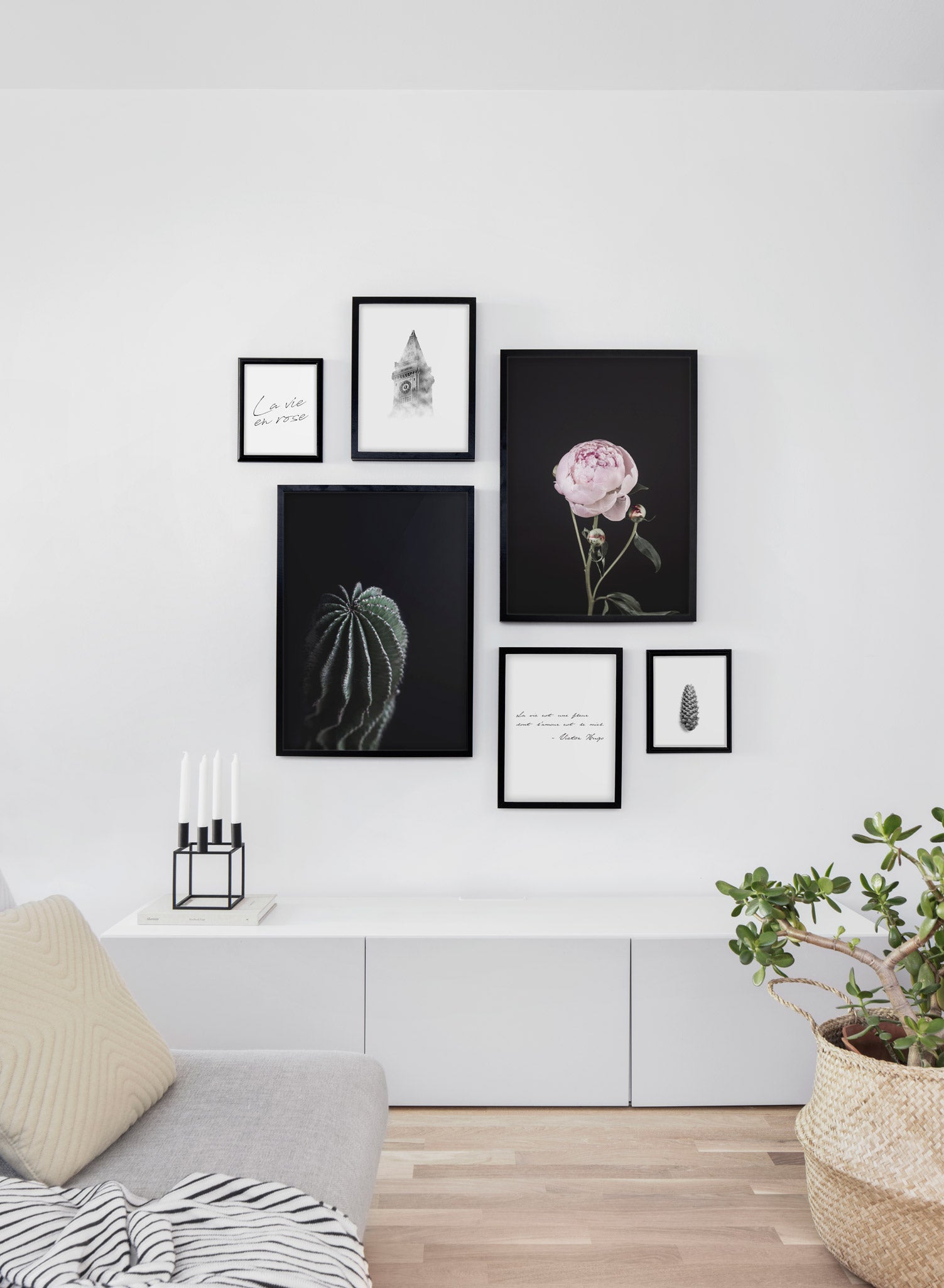 Life Is A Flower Inspirational Wall Art Poster - Motivational Home & Office Decor for Living Room, Bedroom, Workspace