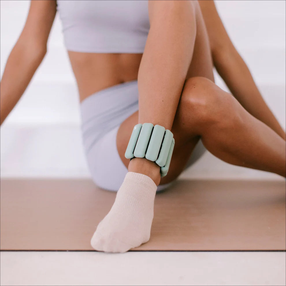 Adjustable Ankle & Wrist Weights Set of 2 - 1-5 lbs Each for Home Workouts, Running, Fitness Training & Physical Therapy - Enhance Strength Training & Cardio Exercises