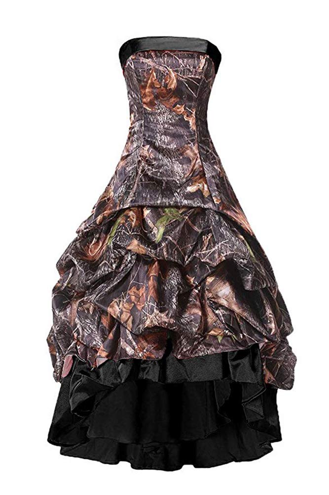 Elegant Ci-ONE Prom Dresses | High Low Wedding Gown | Camo Homecoming Dress | Short Bridesmaid Dress for Women | Perfect for Prom, Weddings & Special Occasions