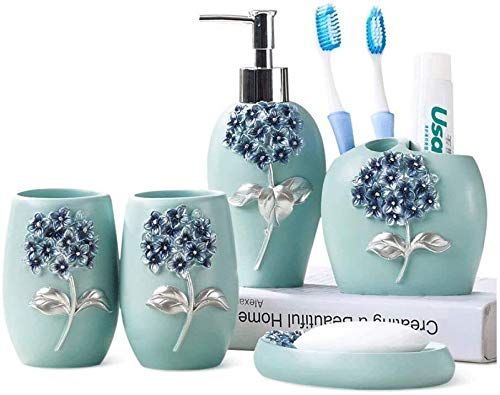 Premium Ceramic Bathroom Accessories Set - Glass Soap Dispenser & Toothbrush Holder, Nordic Light Luxury Style for Modern Bathroom Decor - Perfect for Home, Hotel, and Spa Use