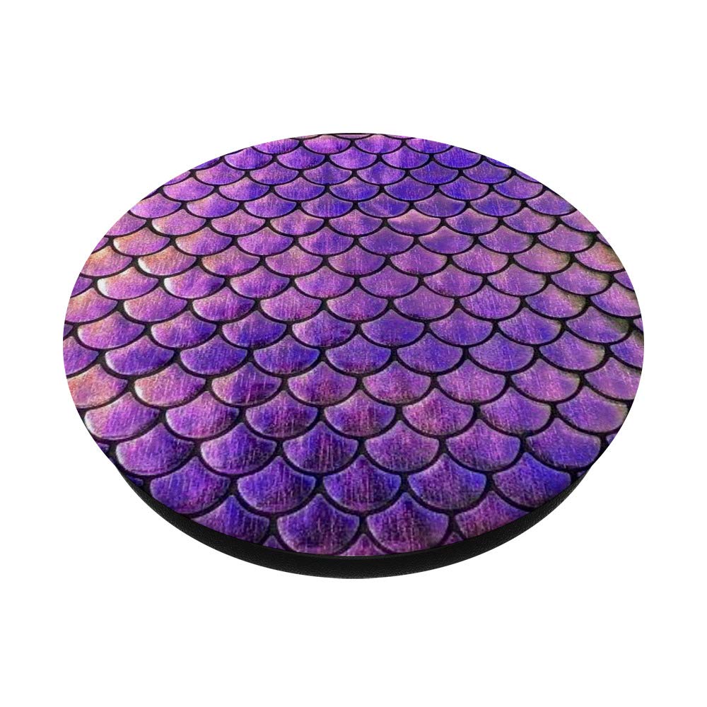 Purple Violet Iridescent Mermaid Tail Scales - Shimmery Fish Scale Fabric for Costumes, Mermaid Tails & Fantasy Cosplay