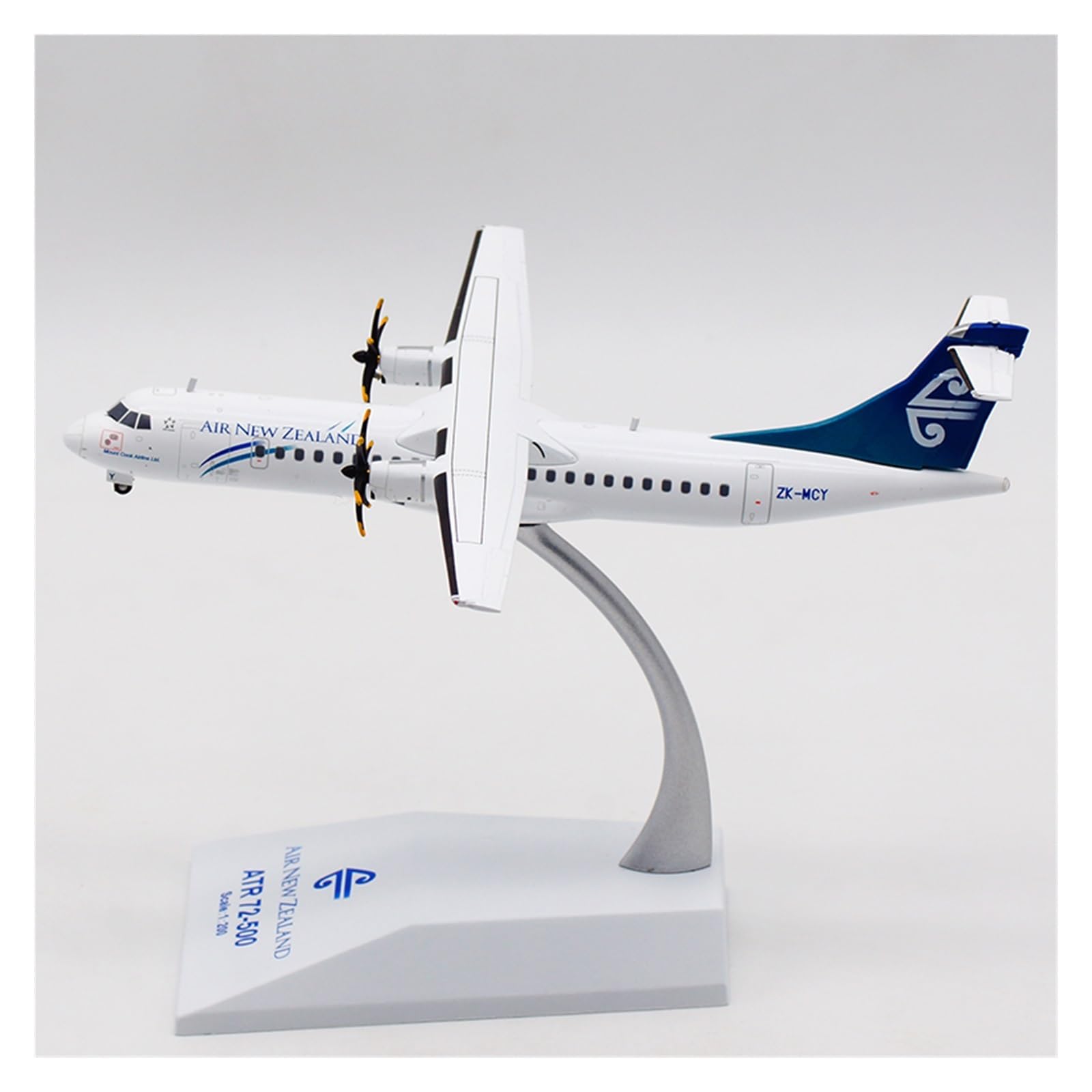 1/200 Scale ATR-72 ZK-MCY Air Zealand Airlines Decorative Aircraft Model - Collectible Display for Adults & Kids - Perfect for Home Office Decor, Aviation Enthusiast Gifts, and Toy Collections