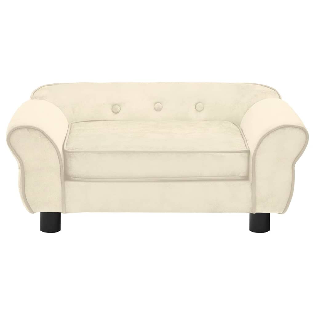 YAFF Washable Plush Dog Bed for Small Dogs & Cats - Soft Pet Sofa Bed with Removable Cushion Cover - 28.3
