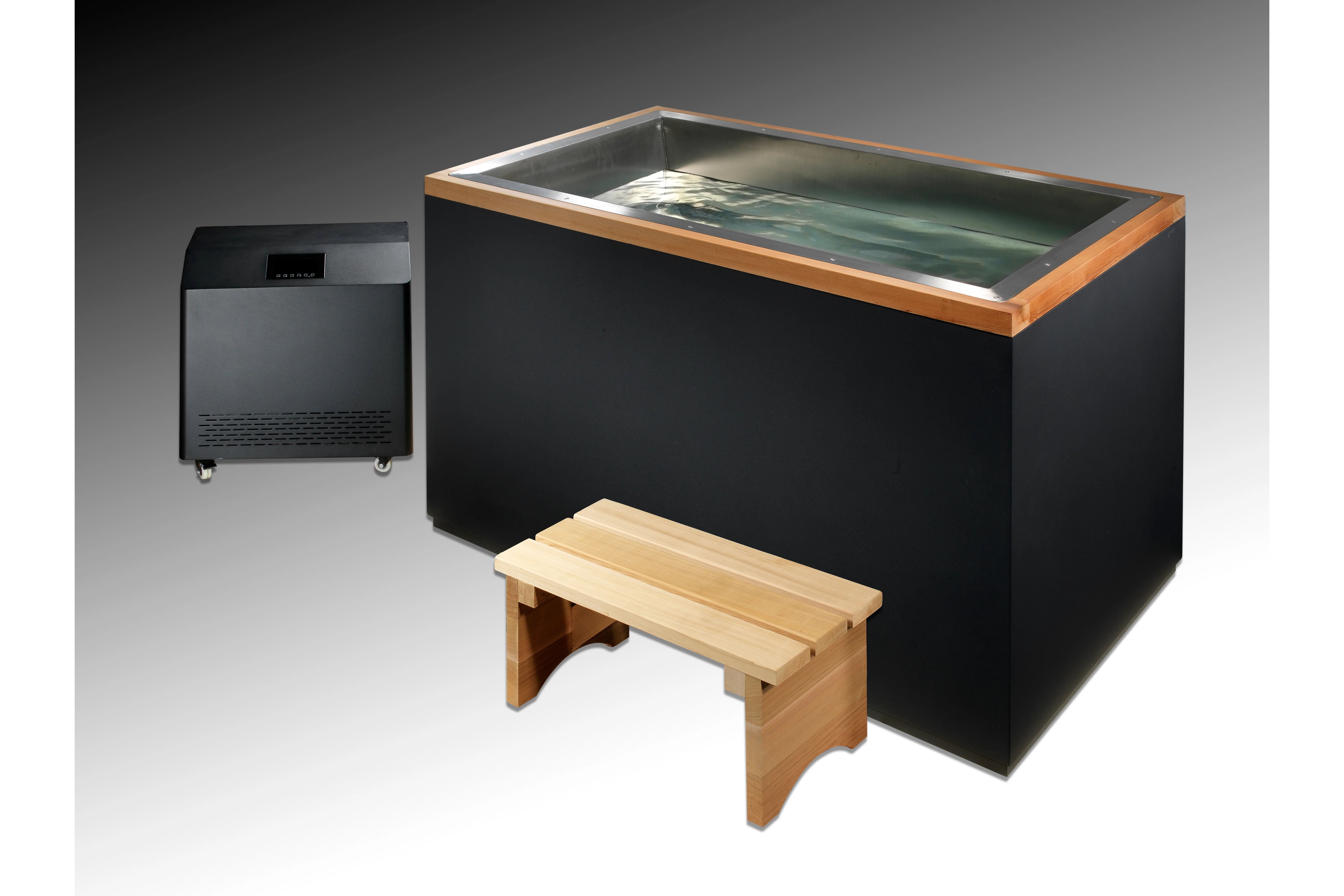 Premium Stainless Steel Cold Plunge Tub for Athletes - XL Size Dynamic Cold Therapy CUBOID for Muscle Recovery & Pain Relief - Perfect for Post-Workout, Cryotherapy & Hydrotherapy at Home
