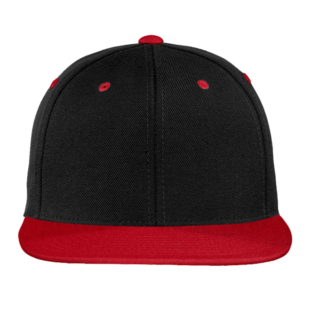 Custom Flat Bill Snapback Cap STC19 - Personalized Embroidery & Monogram Hats for Men & Women - Perfect for Sports, Streetwear & Fashion Accessories