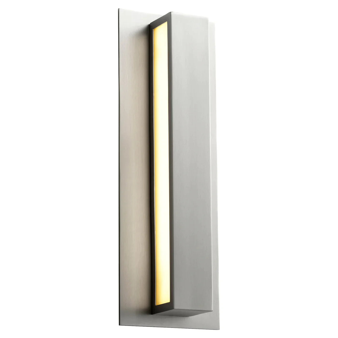 Oxygen Alcor 3 532 24 Wall Sconce LED Light Fixture - ADA Compliant Satin Nickel Finish | Modern Wall Lighting for Bedroom, Hallway & Bathroom