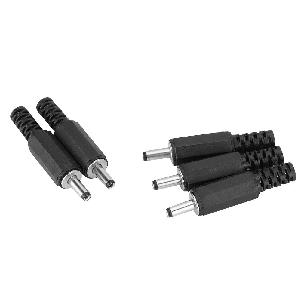 5pcs DC Power Plug & Coaxial Connector Set with Stereo Headphone Jack - Compatible with DIY Electronics, Audio Devices & Small Projects - Perfect for Circuit Boards, Speakers & Repair Kits