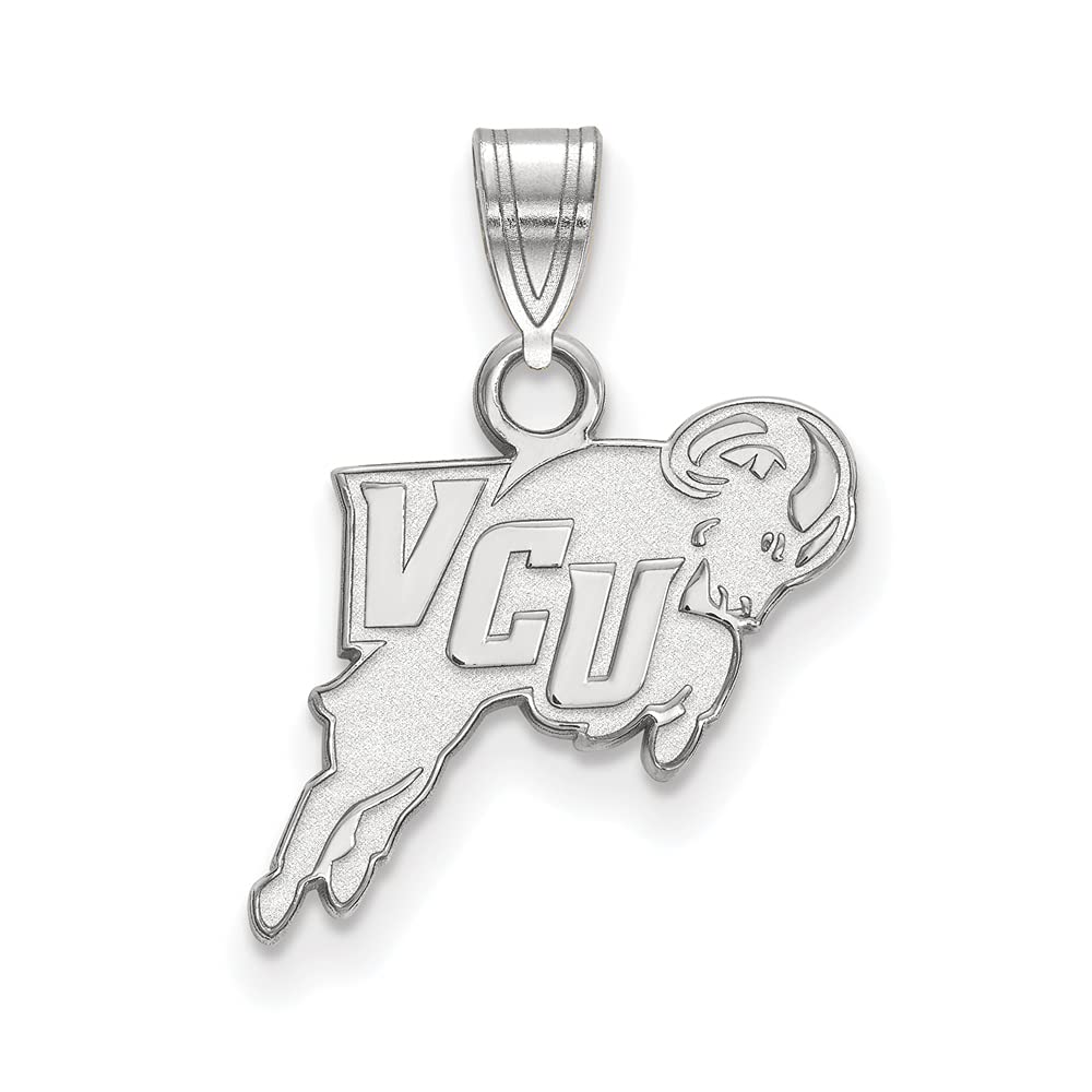 LogoArt 14k Gold Virginia Commonwealth University VCU Small Pendant Necklace - Perfect for Graduation Gifts, Alumni Pride & School Spirit Jewelry