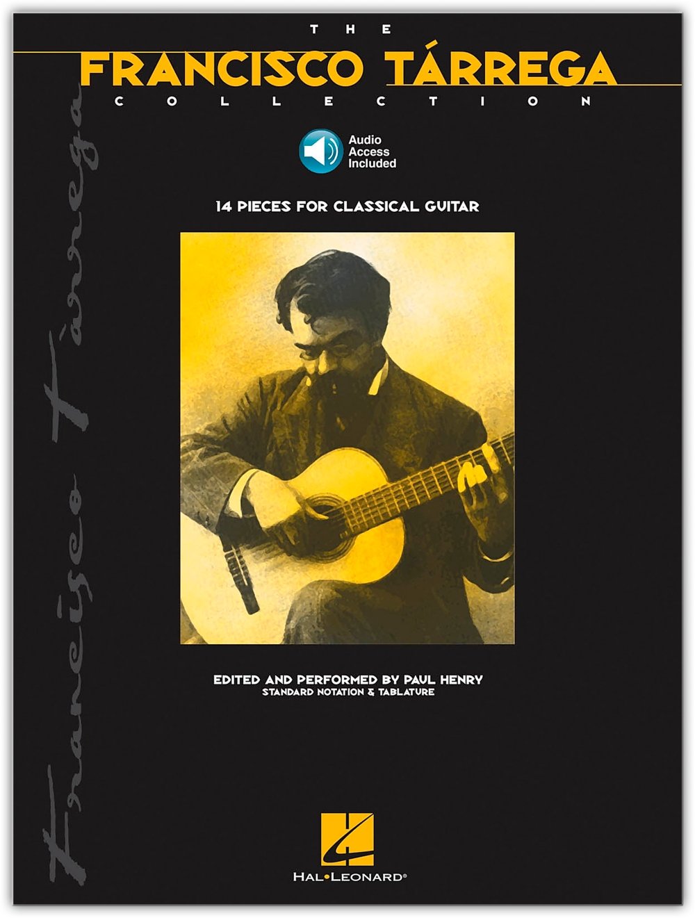 Francisco Tarrega Classical Guitar Collection - Book with Online Audio Download for Guitarists & Music Lovers | Perfect for Practice, Performance & Study