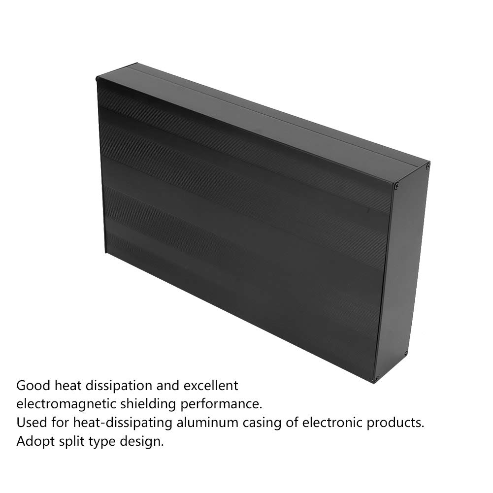 High-Quality Aluminum Project Box for Circuit Boards & PCB Instruments - Durable Electronic Enclosure Case with Cooling Features | Perfect for DIY Electronics, Prototyping & Industrial Applications