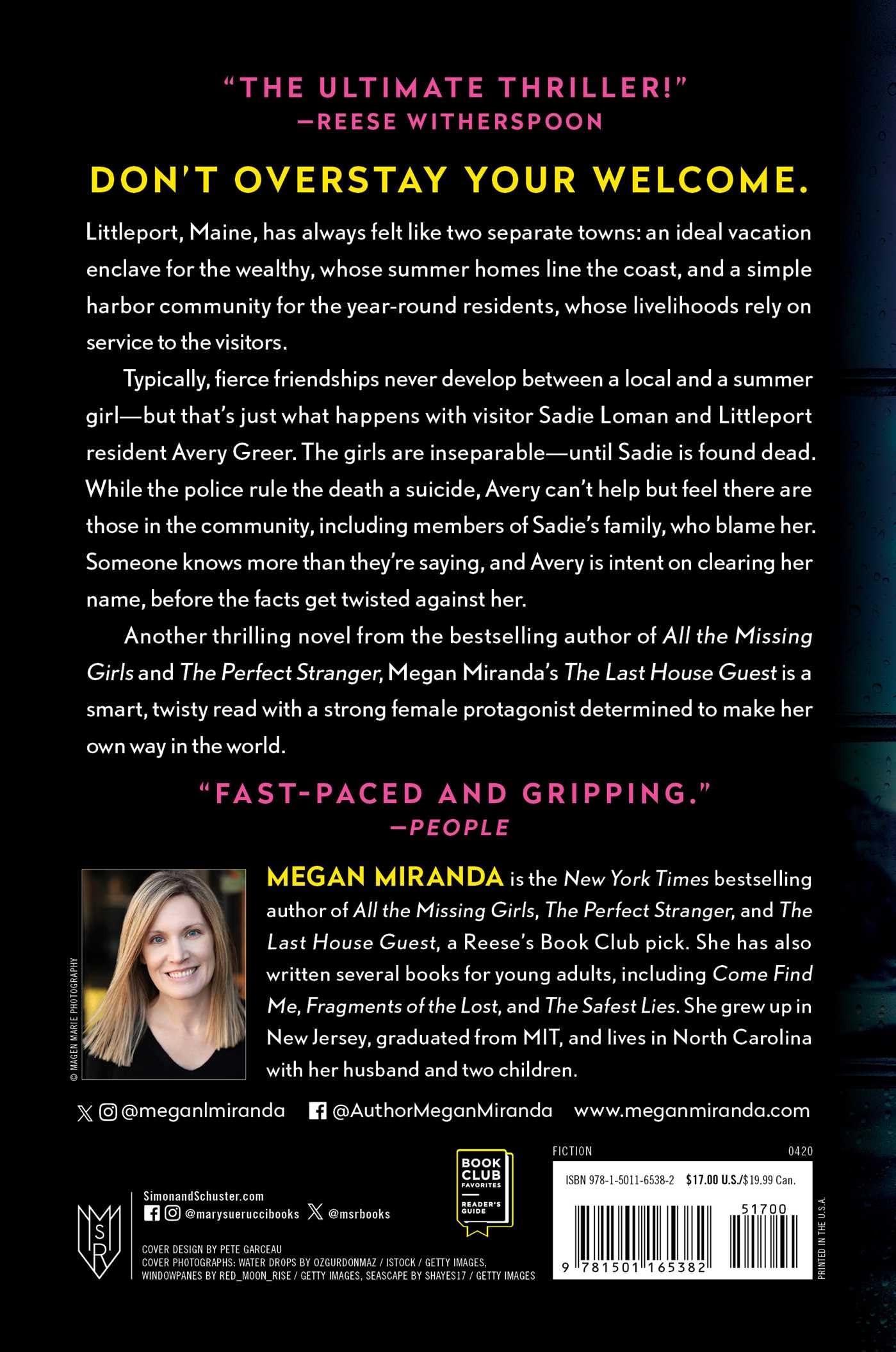 The Last House Guest: A Reese Witherspoon Book Club Pick - Mystery Thriller Novel for Beach Reading & Book Clubs