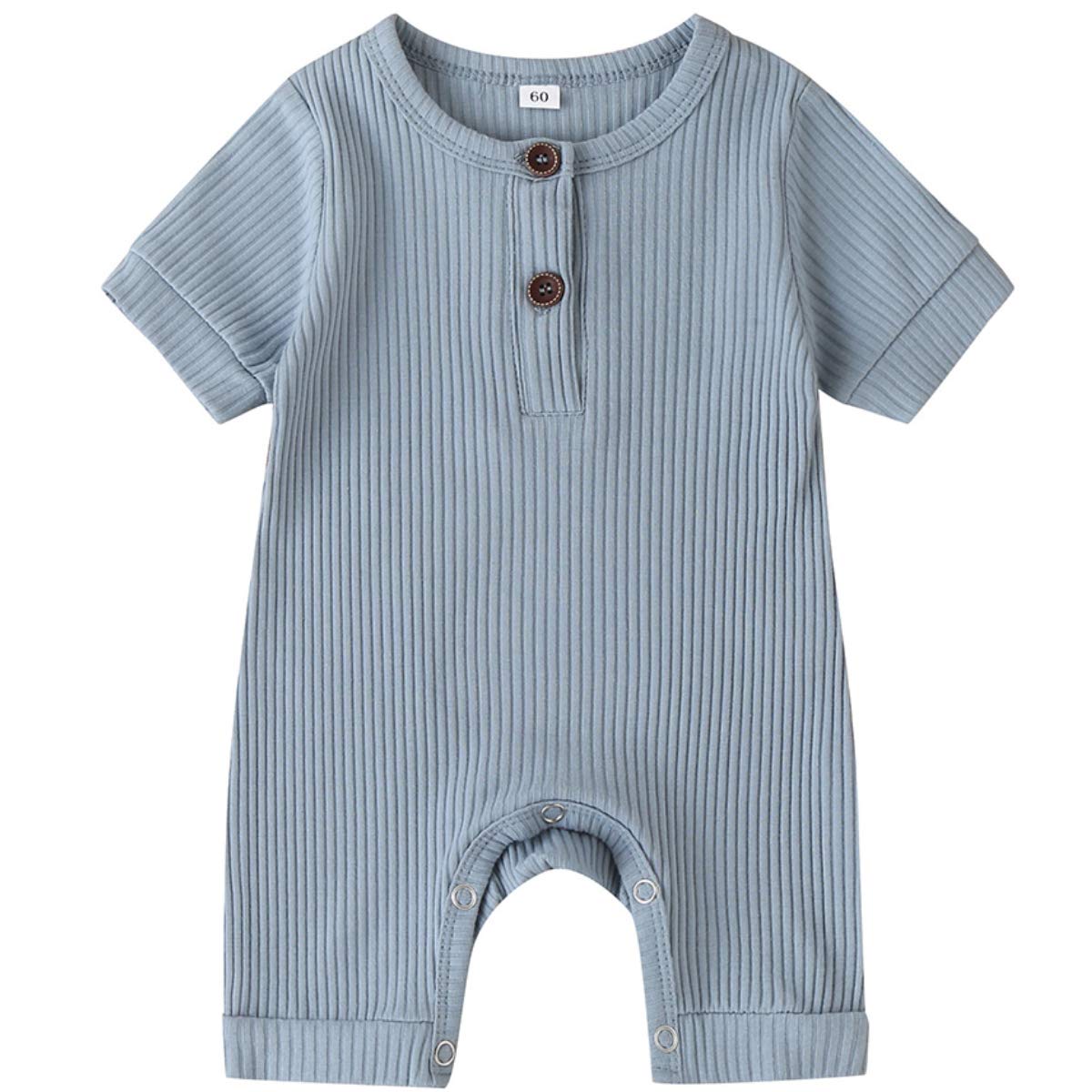 Kuriozud Newborn Infant Unisex Baby Romper Jumpsuit - Soft Cotton One-Piece Outfit for Boys & Girls | Perfect for Playtime, Photo Shoots & Everyday Wear