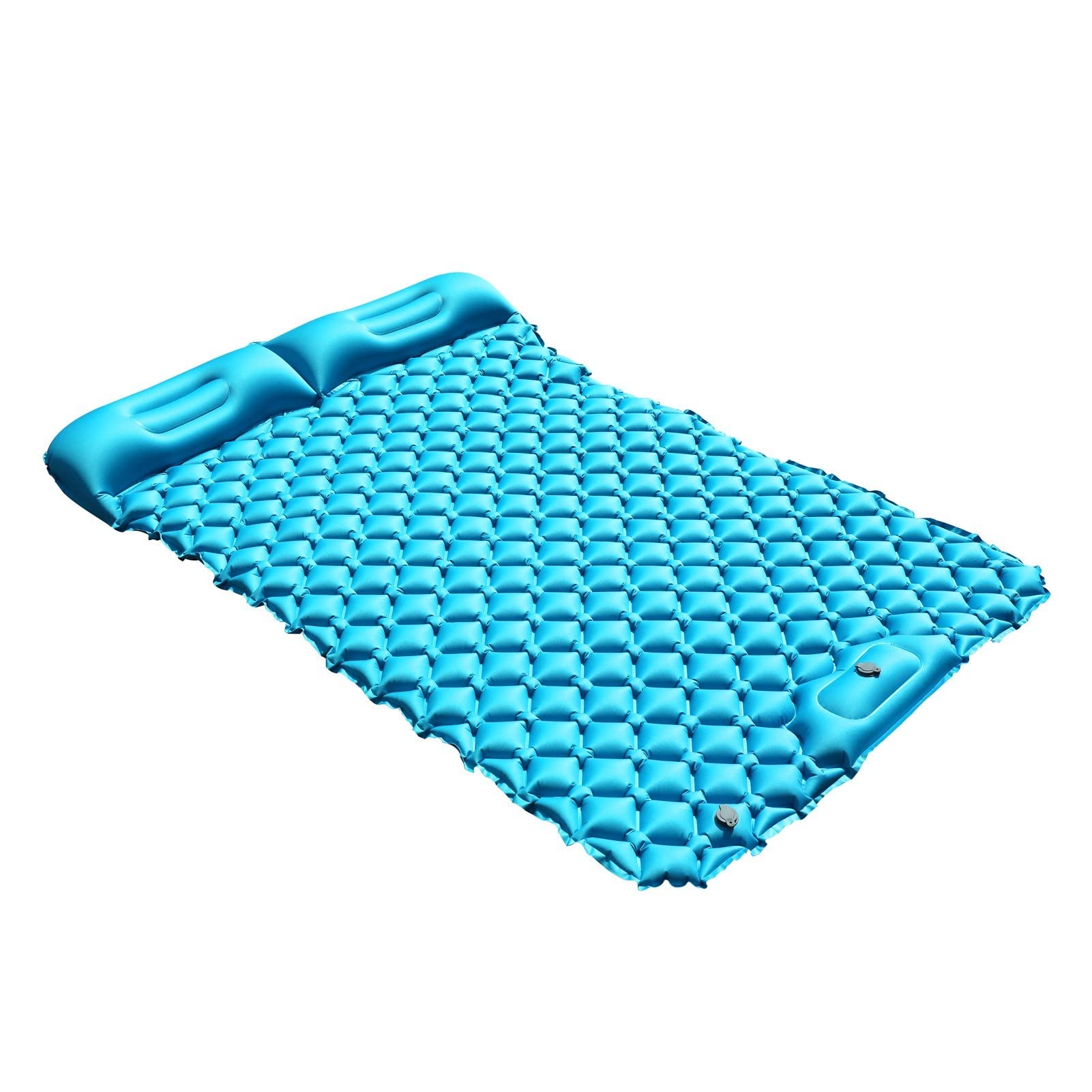 Ultralight TPU Sleeping Pad - Inflatable Camping Mat with Pillow for Hiking, Backpacking & Travel | Waterproof Air Mattress for Tent, Outdoor Adventures & Beach Use