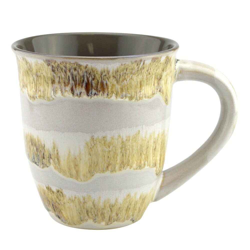 Artistic Ceramic Coffee Mug 16oz - Unique Tea Cup Gift for Lovers - Home & Office Use