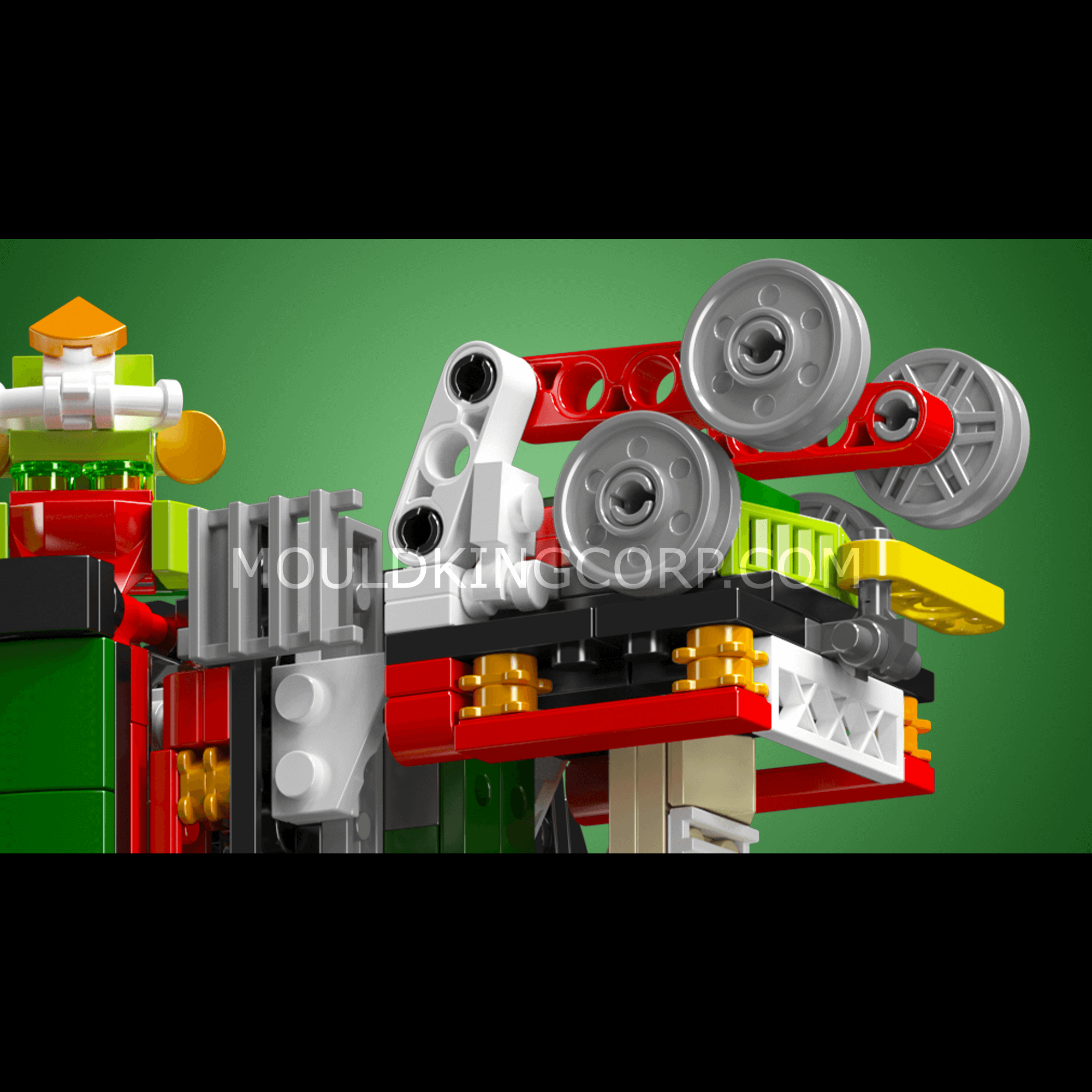 Mould King 12028 2-in-1 Transformer Christmas Train Building Blocks Set - 1,522 Pieces STEM Toy for Kids & Adults | Holiday Decor, Christmas Gift, DIY Model Train for Home Decoration & Collectors