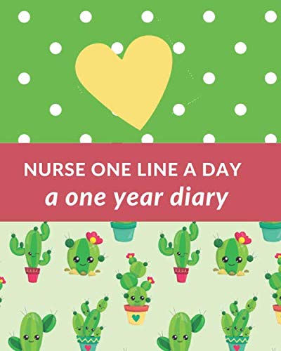 Nurse One Line A Day Journal - 5-Year Memory Book for Daily Reflection, Gratitude & Nursing Milestones | Perfect RN/LPN Graduation Gift for Nurses | Use for Morning, Noon & Evening Thoughts, Clinical Experiences & Self-Care