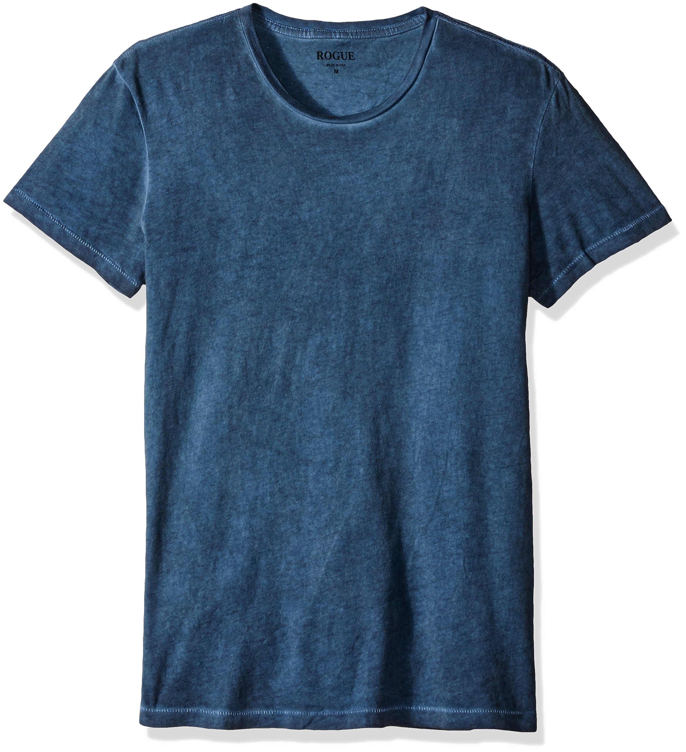 ROGUE Men's Vintage Wash Short Sleeve T-Shirt - Soft Cotton Casual Tee for Everyday Wear, Street Style & Summer Outfits