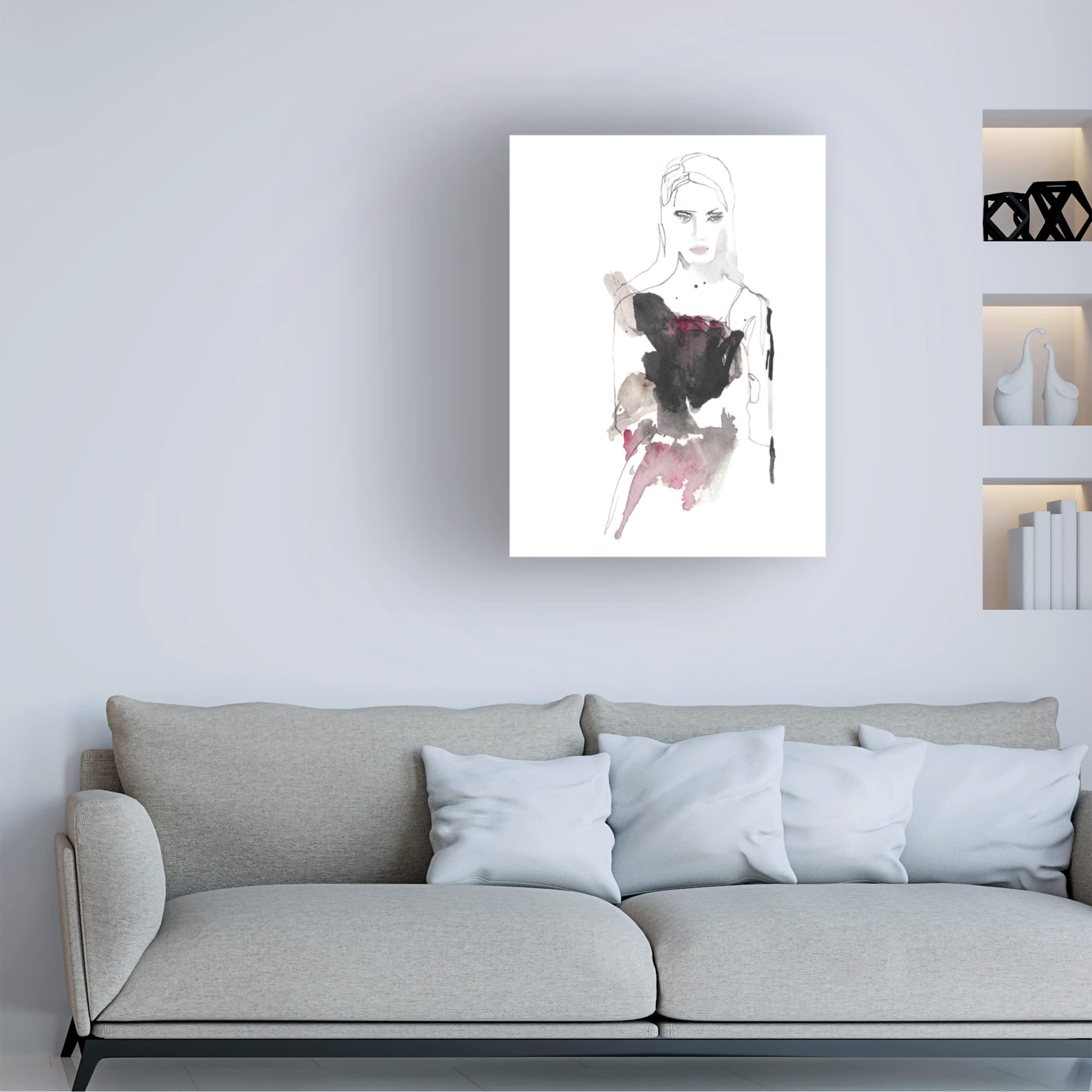Trademark Fine Art 'The Look' Canvas Print by Schuyler Rideout - Modern Wall Art for Living Room, Bedroom & Office Decor