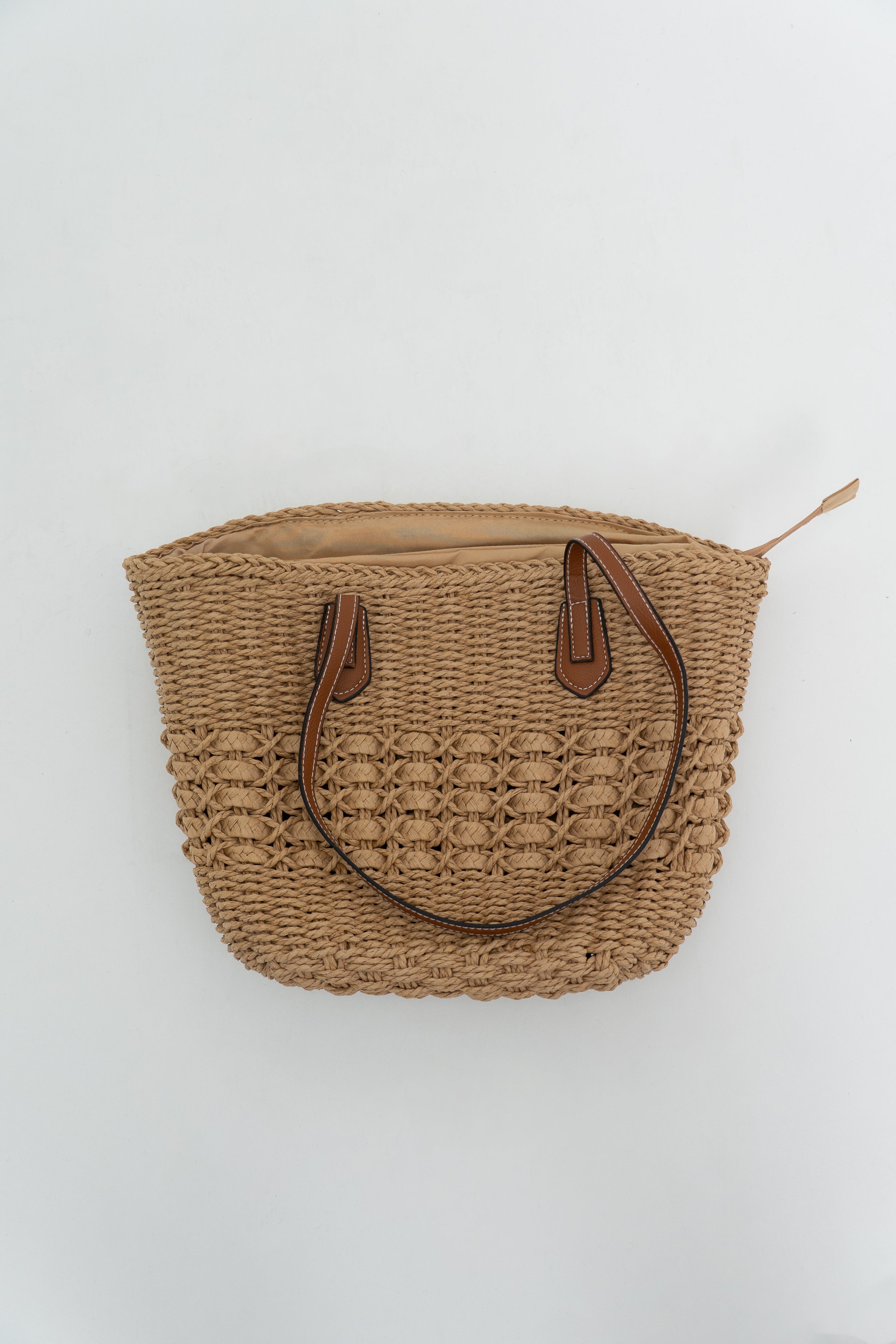 Cheryl Natural Rattan Handbag for Women - Stylish Woven Straw Tote Bag for Beach, Summer Outfits and Casual Wear