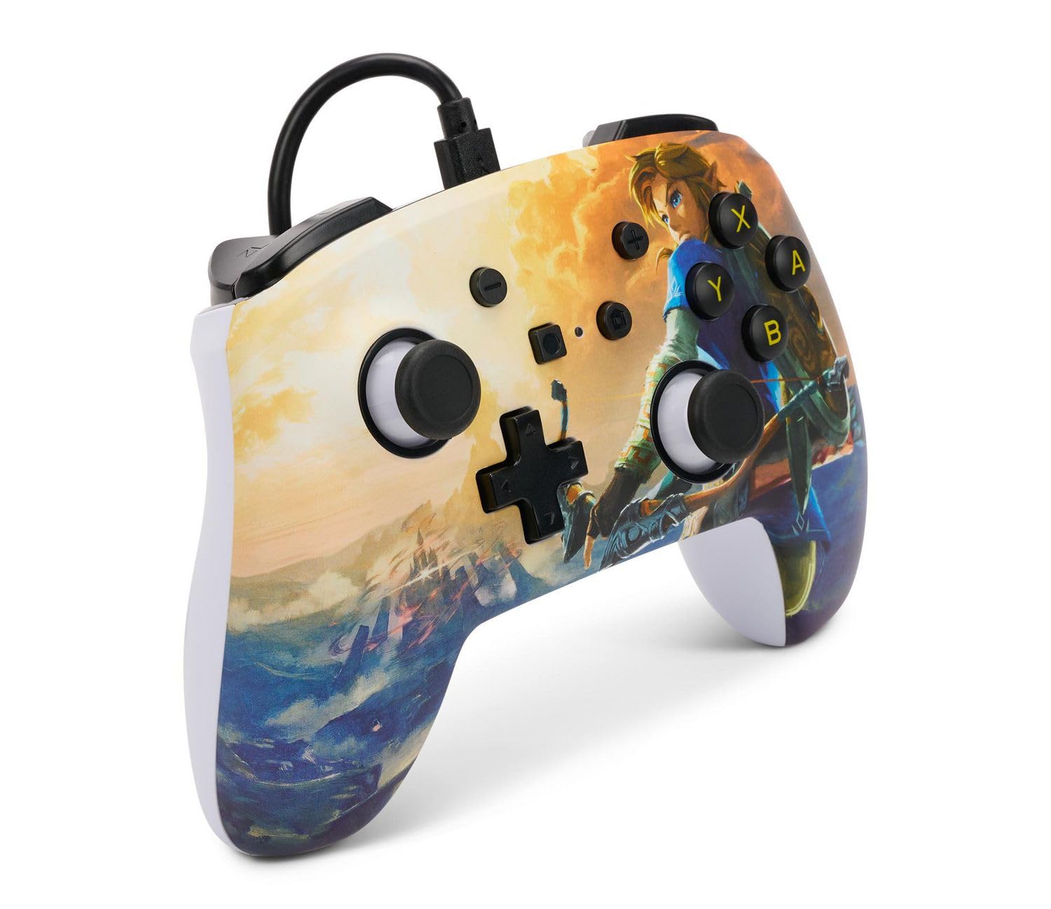 PowerA Enhanced Wired Controller for Nintendo Switch - Hyrule Hero Edition | Officially Licensed Gamepad with Ergonomic Design & Custom Buttons | Perfect for Zelda Fans & Multiplayer Gaming Sessions