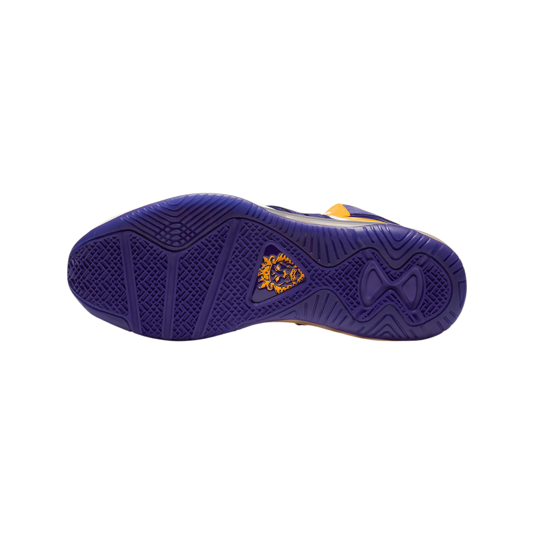 Nike LeBron VIII QS Basketball Shoes - Lakers Court Purple & University Gold - Perfect for NBA Games, Streetwear & Sneaker Collectors