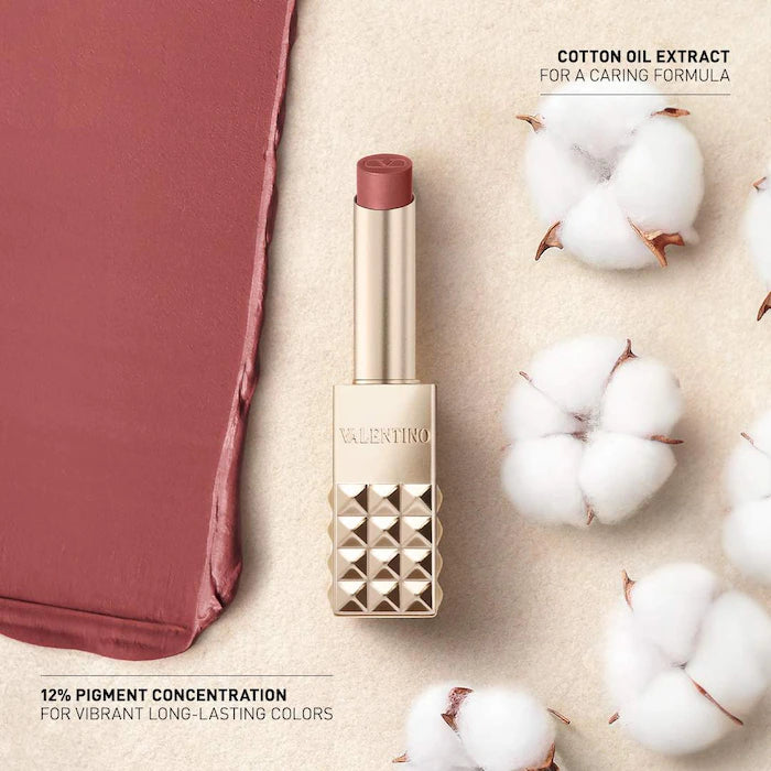 Valentino Buttery Matte Lipstick - Long Lasting, Hydrating & Highly Pigmented - Perfect for Everyday Wear, Parties & Special Occasions