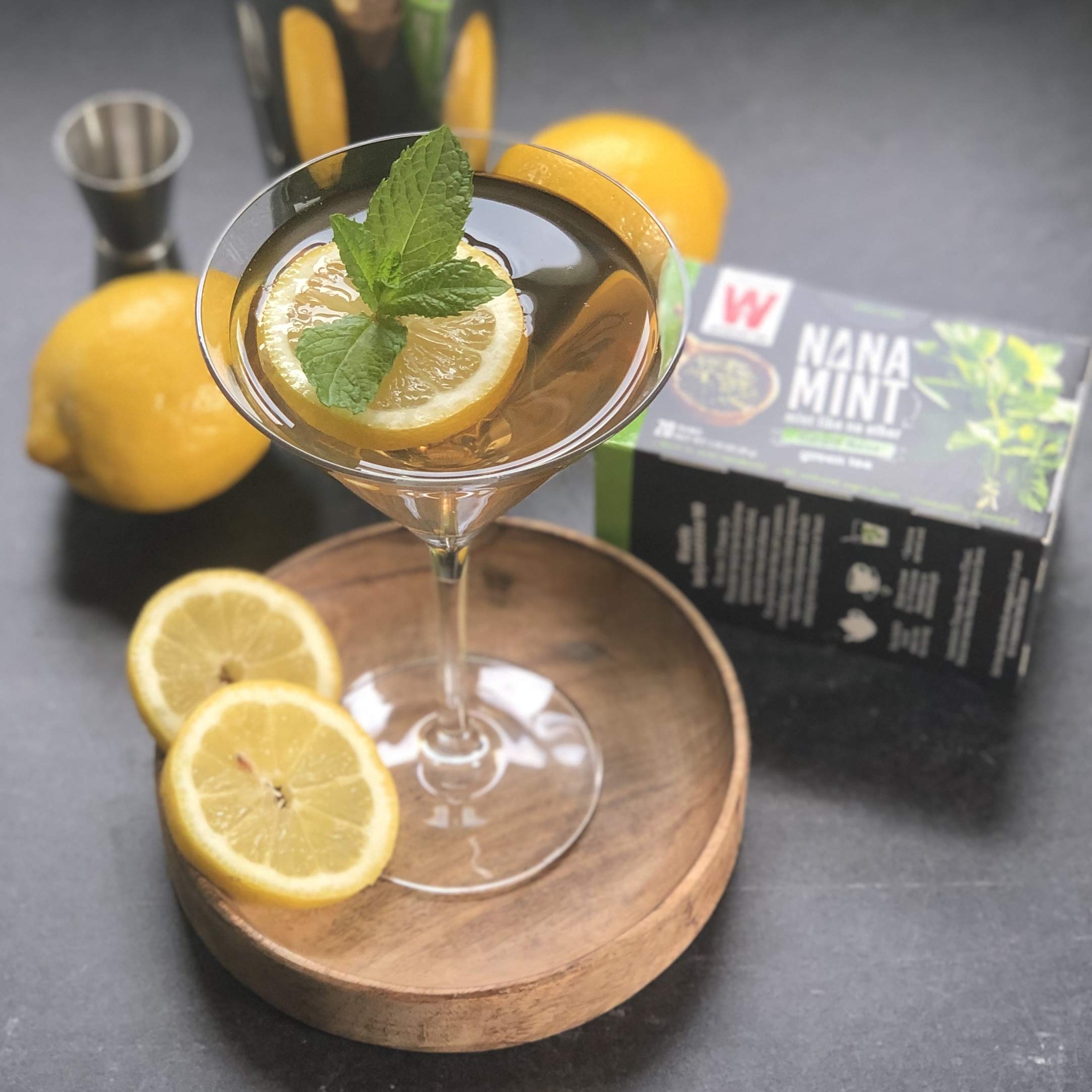 Wissotzky Tea Nana Mint Green Tea - 2 Pack | Refreshing Herbal Tea with Natural Peppermint Flavor | Perfect for Relaxation, After Meals & Iced Tea Recipes