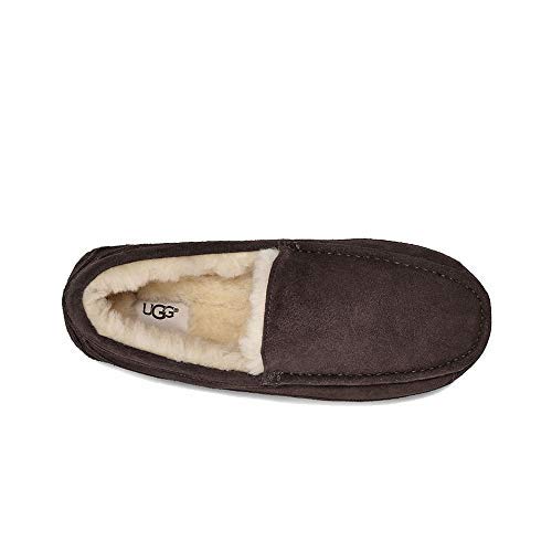 UGG Men's Ascot Slipper - Comfortable Indoor/Outdoor House Shoes with Genuine Sheepskin - Perfect for Lounging, Travel & Cold Weather