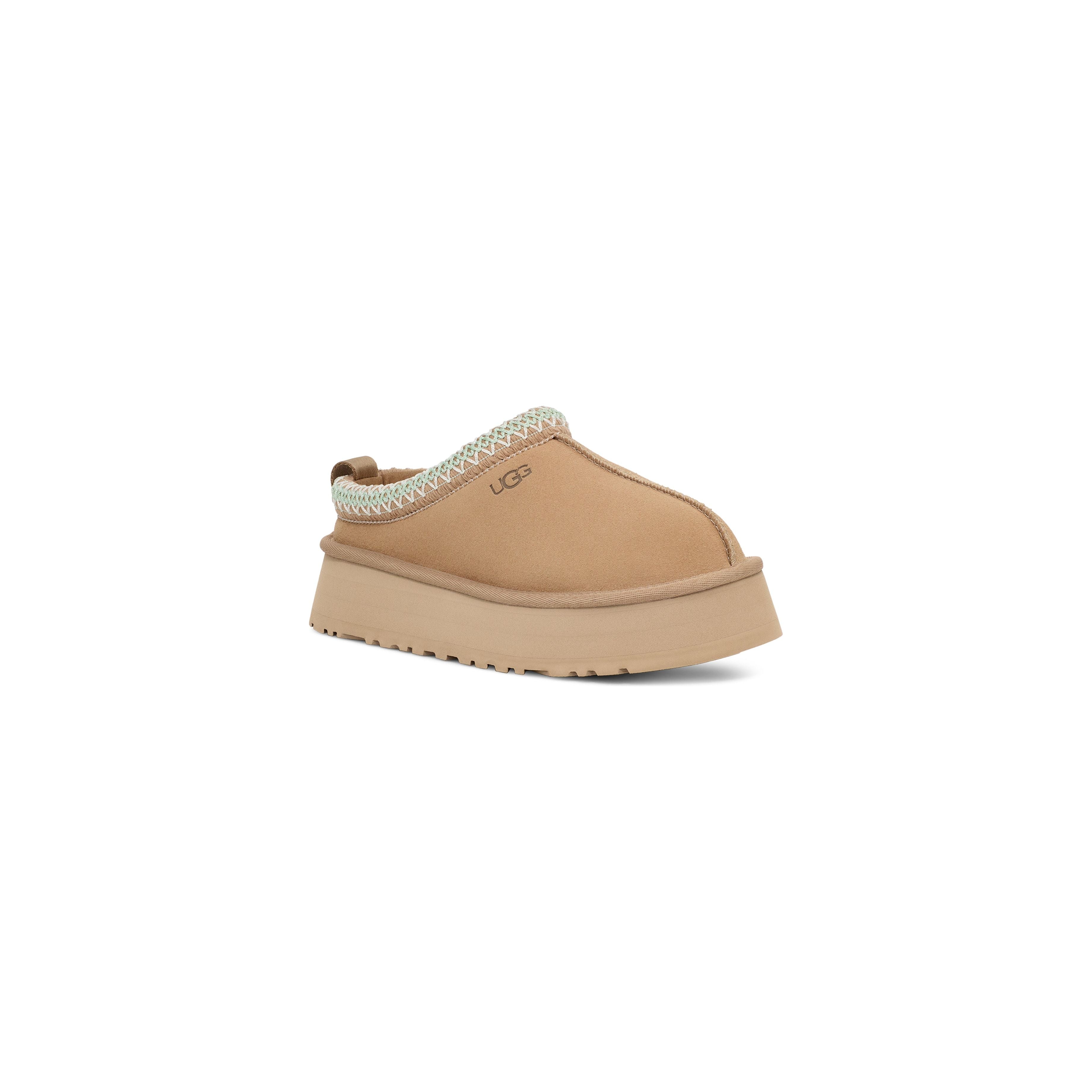 UGG Women's Tazz Slipper in Sand with UGG Care Kit - Cozy House Slippers for Women, Perfect for Indoor Comfort and Relaxation at Home