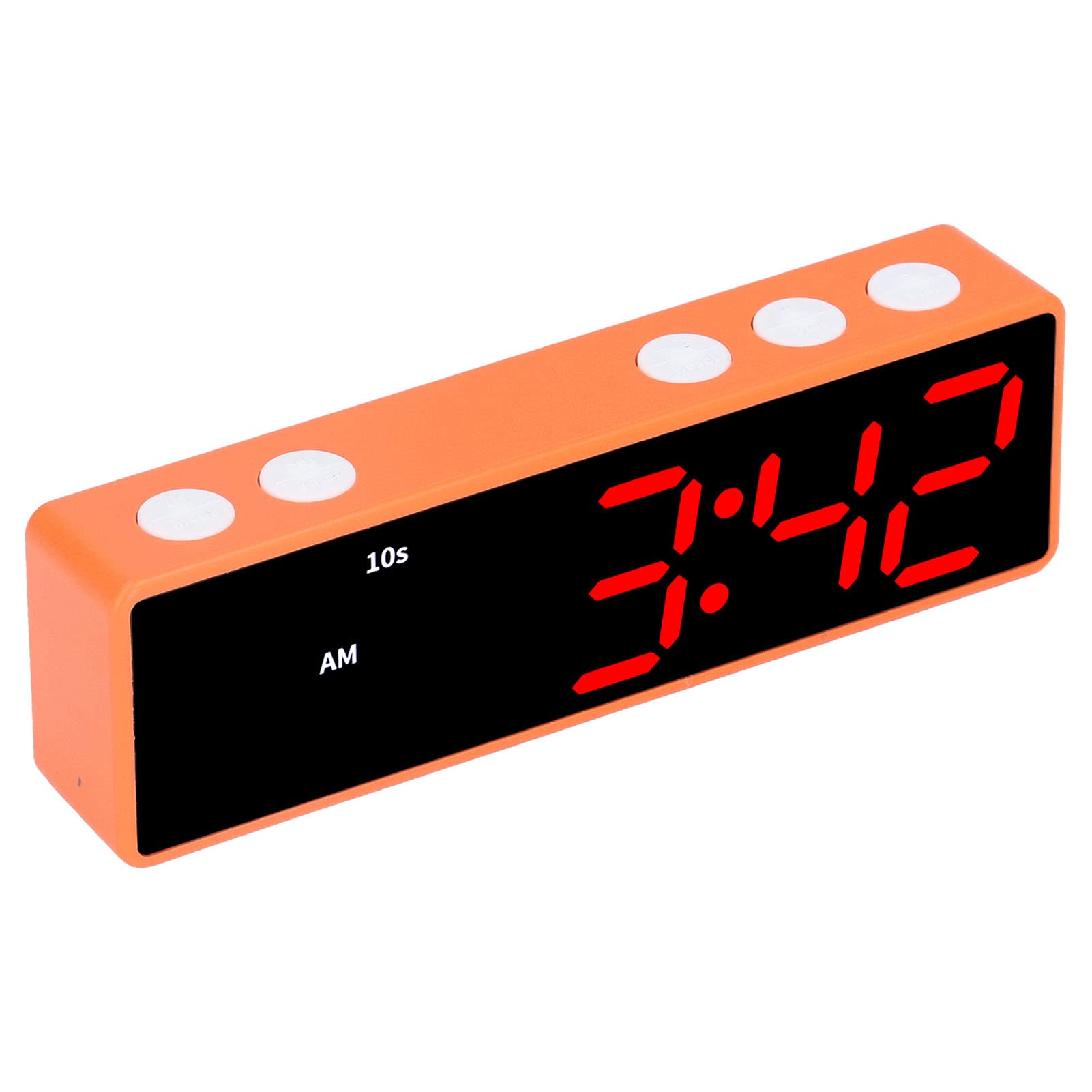 AUNMAS Magnetic Digital Timer with 5 Function Buttons & USB Cable - Waterproof Wear-Resistant Electronic Timer for Bedroom, Office, Kitchen, Workshop (Perfect for Cooking, Studying, Productivity Tracking)