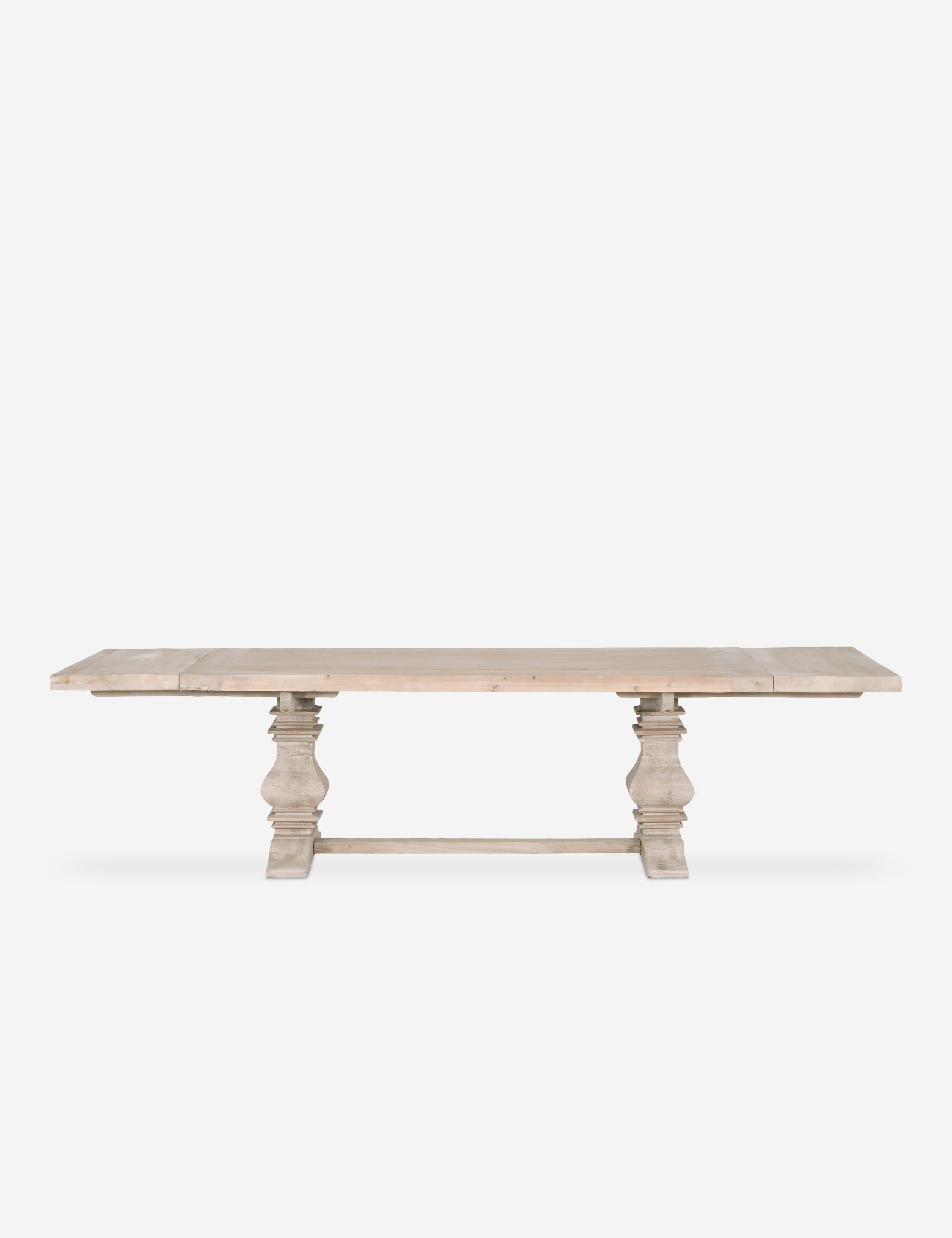 Extendable Dining Table for 6-10 People - Solid Wood Expandable Kitchen Table with Butterfly Leaf - Perfect for Small Spaces & Family Gatherings